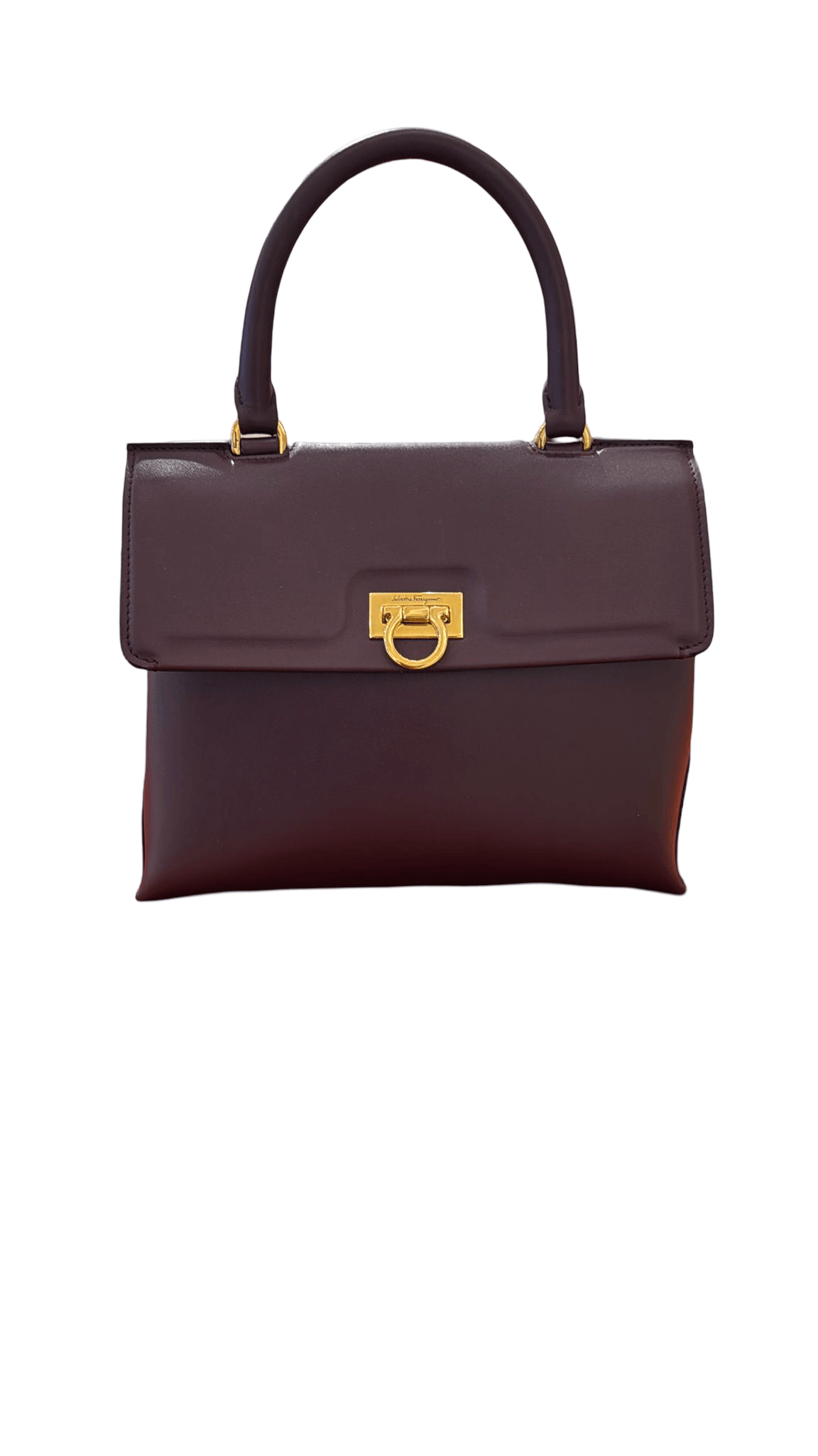 Salvatore Ferragamo o1s1rm1224 Size: OS / Trifolio Small Leather Handbag Size ONE SIZE - 1 Preview