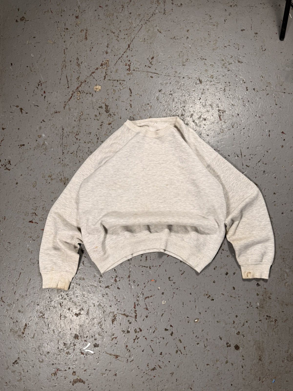USA Olympics Vintage Distressed USA Olympics Blank Crewneck Sweater Size US L / EU 52-54 / 3 - 2 Thumbnail