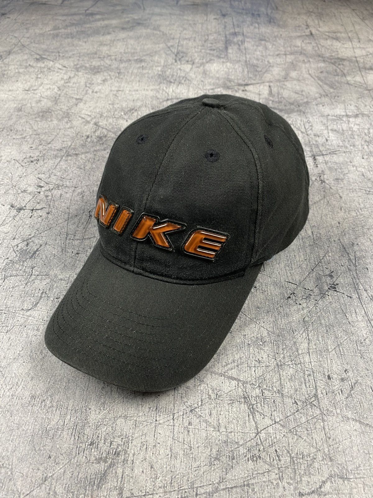Nike × Vintage Vintage Nike Drill Big Logo Cap Hats Size ONE SIZE - 2 Thumbnail