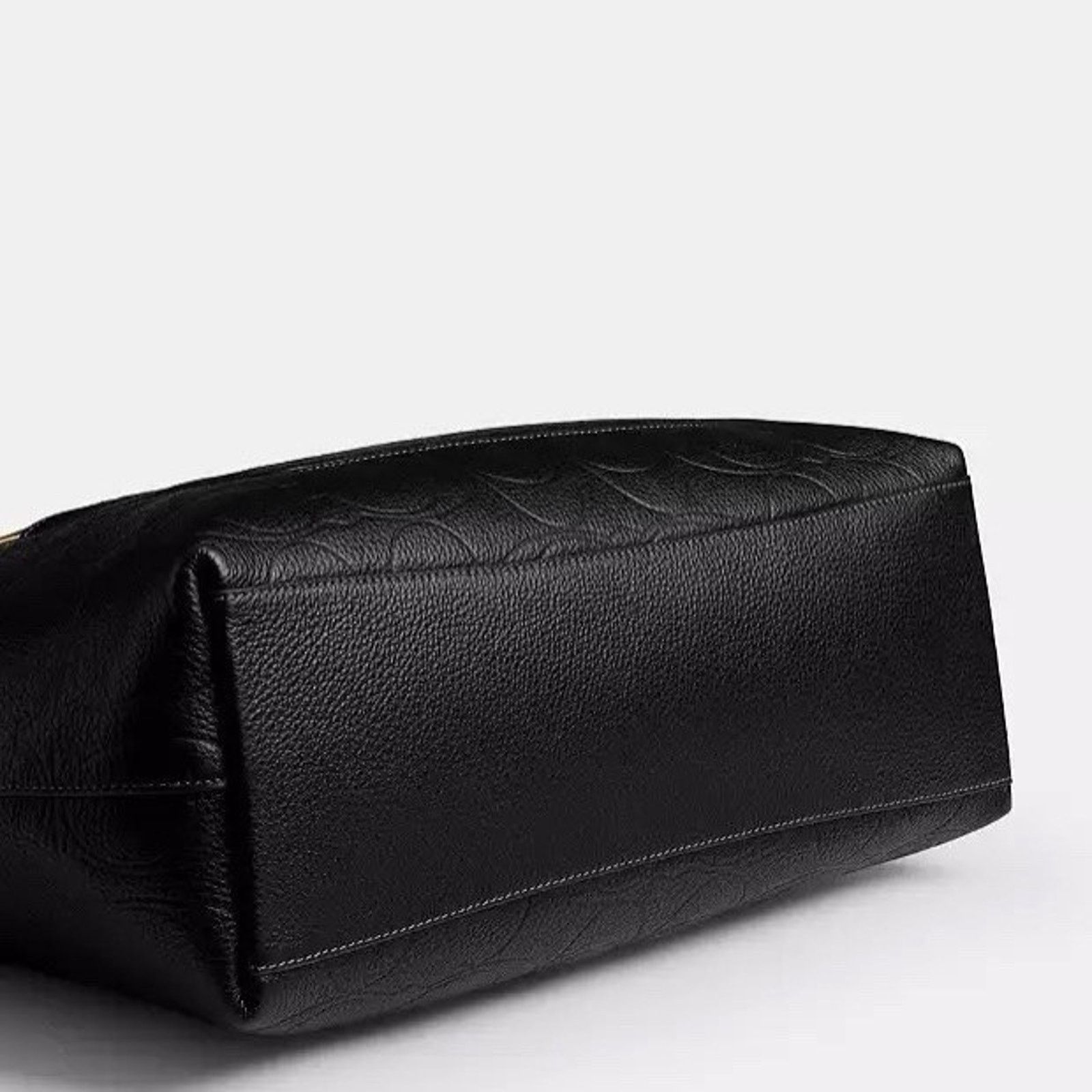 Coach NWT COACH CCD49 Station Tote Bag Signature Leather Black Size ONE SIZE - 10 Thumbnail