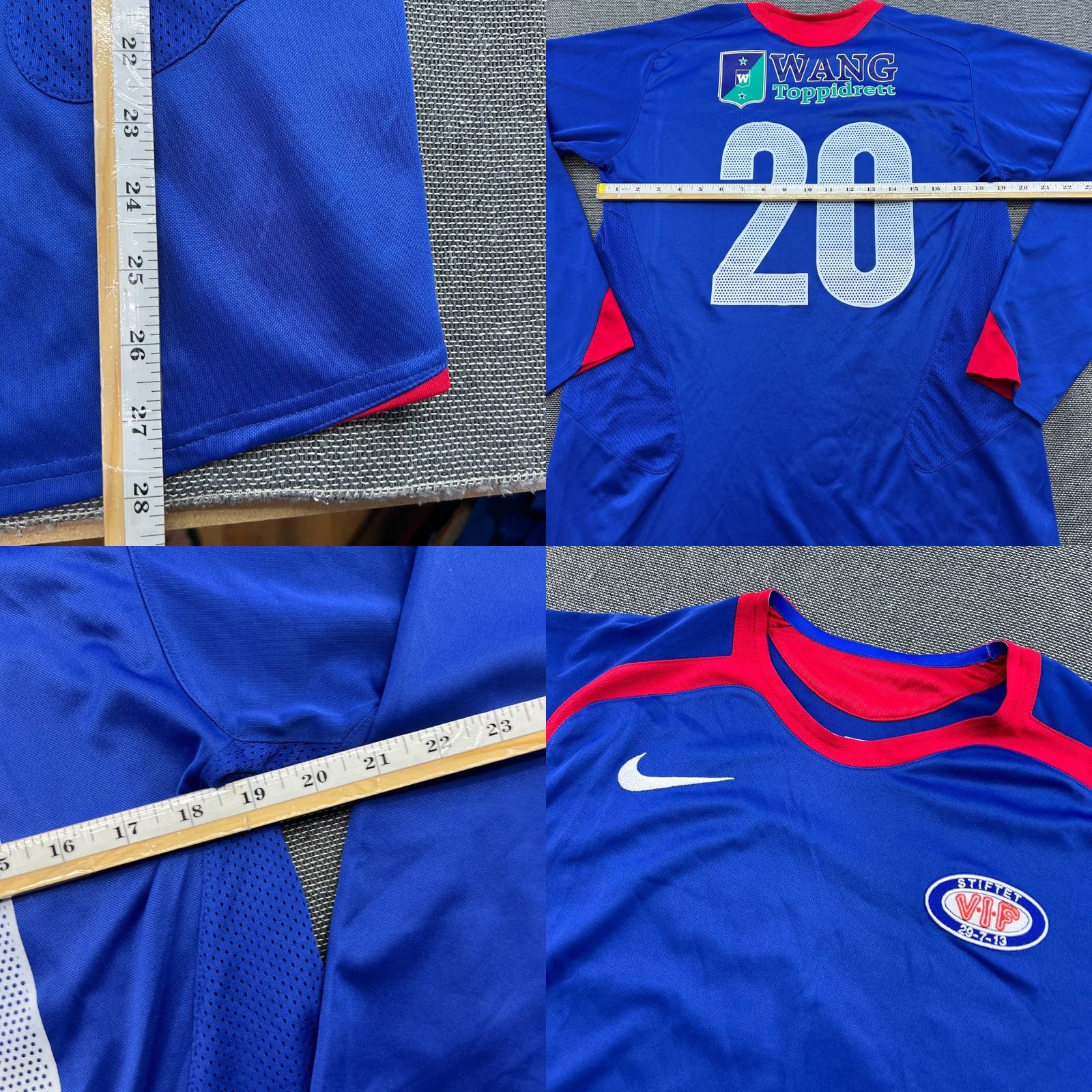 Nike Nike 2006-2007 Home Football Jersey Mens Medium Blue Nike Shirt Mens Football Jersey Size US M / EU 48-50 / 2 - 8 Thumbnail