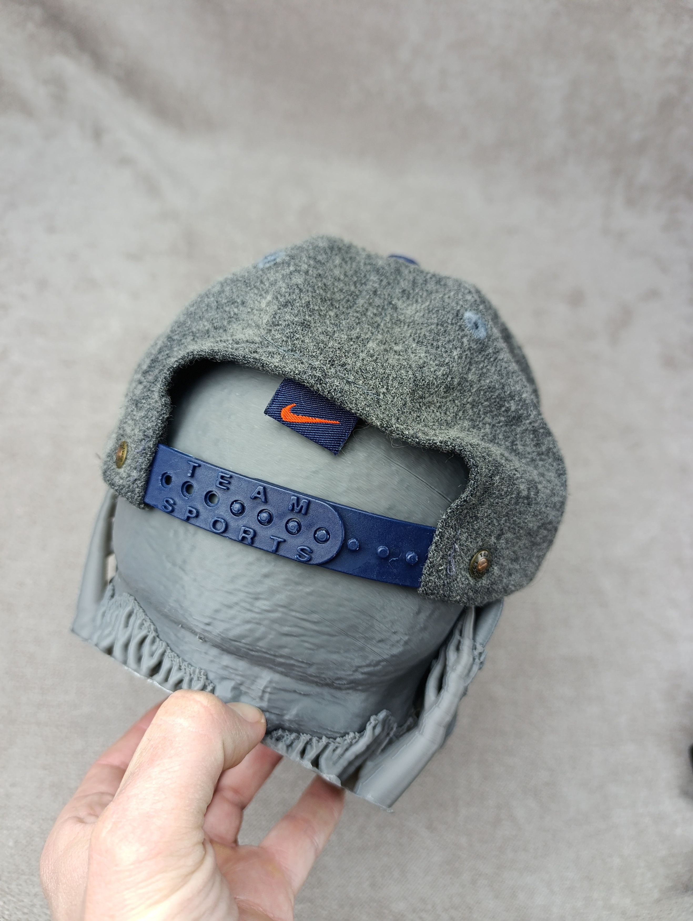Nike Vintage 90s Jahre Nike Syracuse Team Sport SELTEN wool cap Size ONE SIZE - 7 Thumbnail