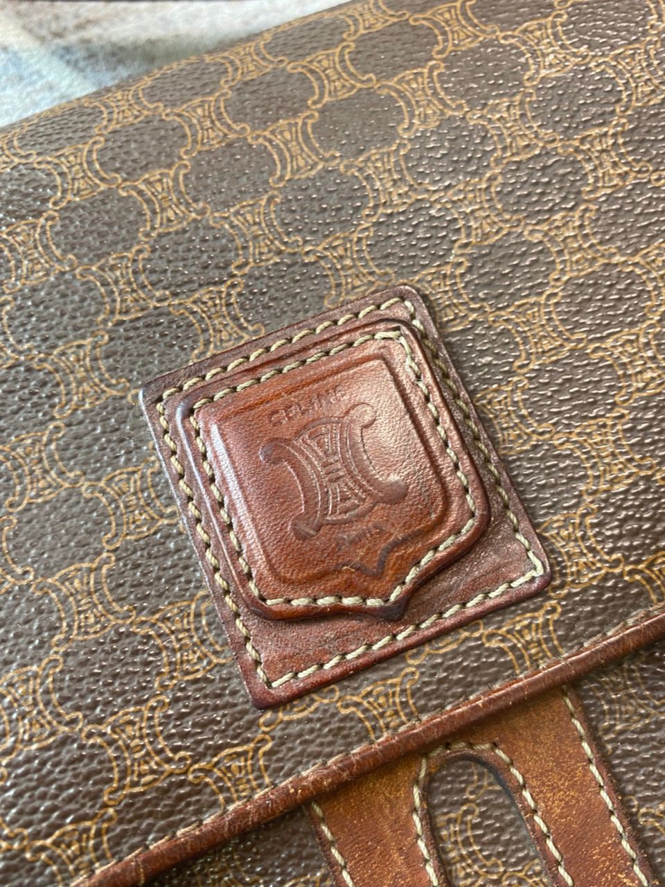 Celine × Vintage Vintage Celine Macadam Shoulder Bag Size ONE SIZE - 3 Thumbnail