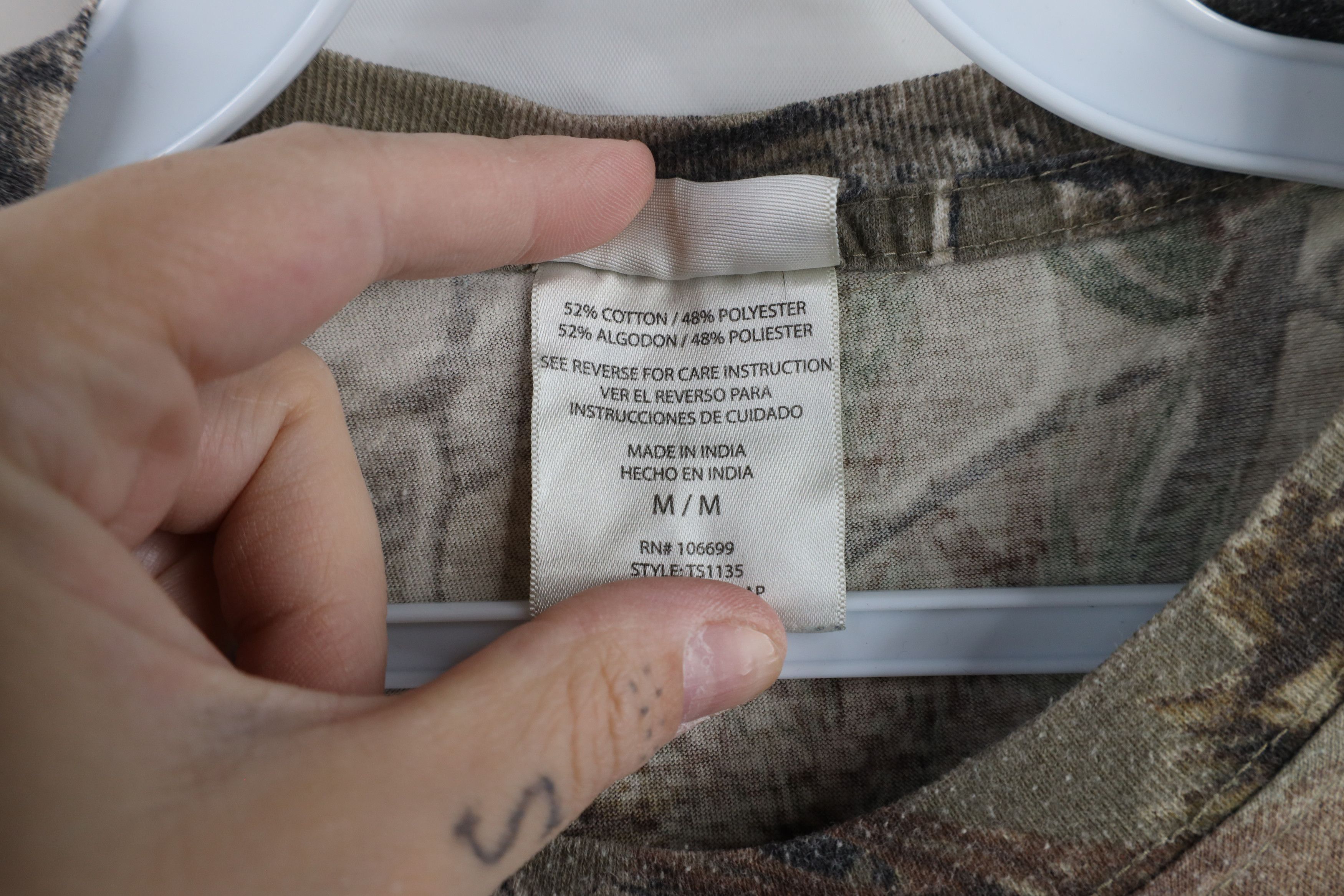 Vintage Vintage Streetwear Realtree Camouflage Short Sleeve T-Shirt Size US M / EU 48-50 / 2 - 8 Thumbnail