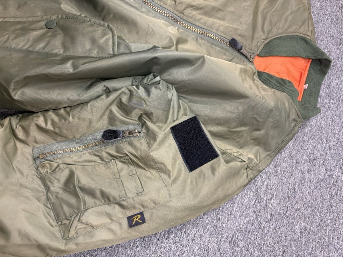 Vintage Vintage Rotcho Ma-1 Intermediate Reversible Bomber Jacket Size US L / EU 52-54 / 3 - 5 Thumbnail