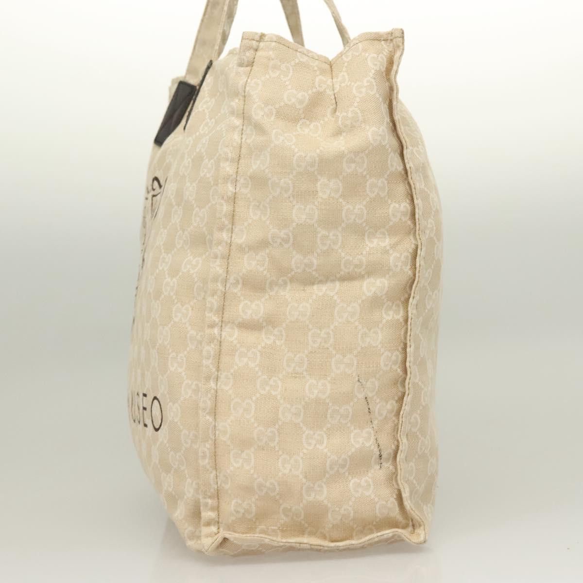 Gucci GUCCI GG Canvas Museum Handbag Beige Size ONE SIZE - 4 Thumbnail