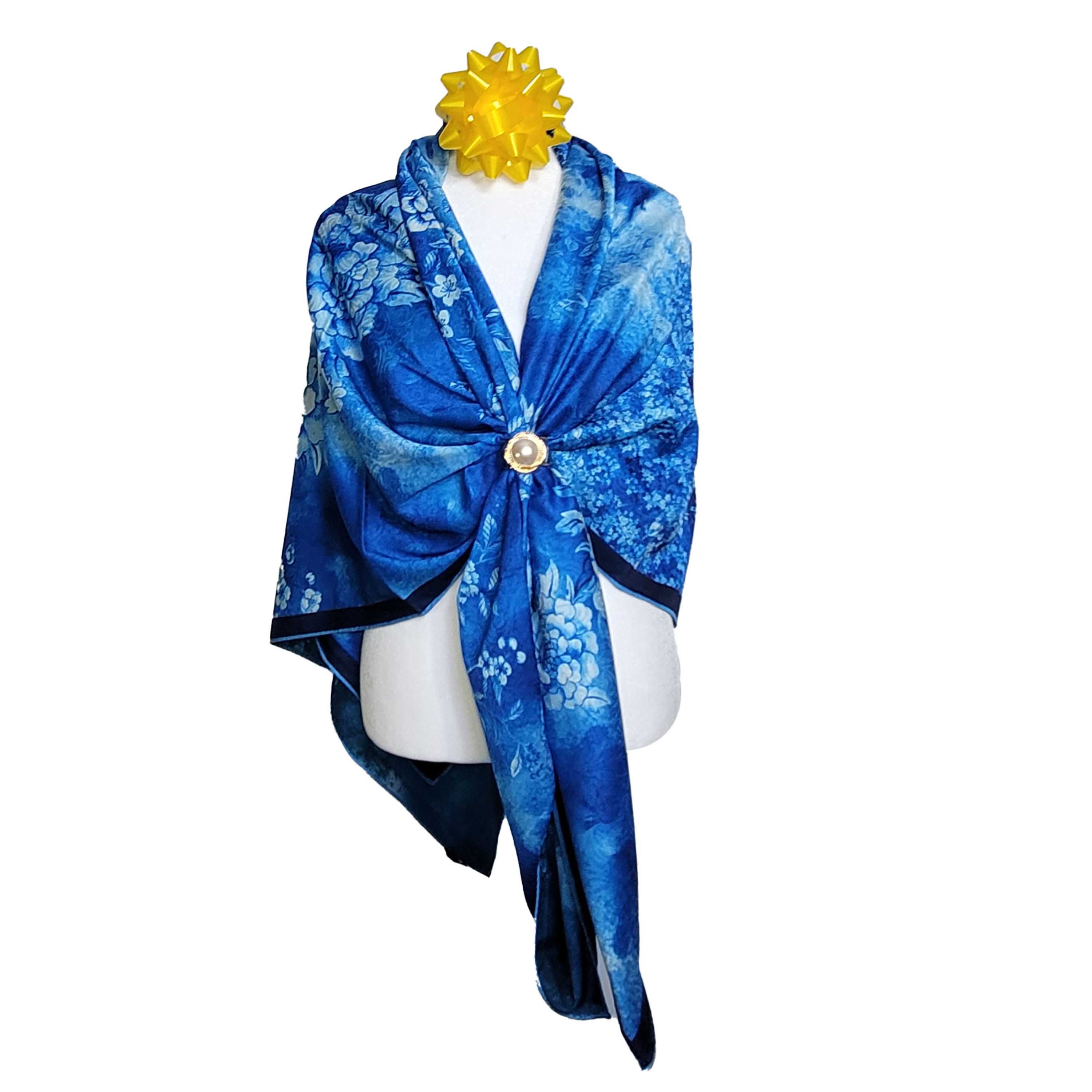 Other NWT Double Sided Silk Scarf 52"x52" Large Square Wrap 3203 Size ONE SIZE - 5 Thumbnail