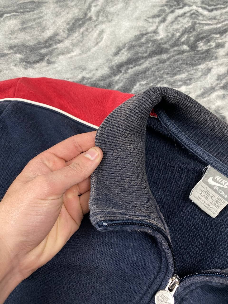 Nike Vintage Nike Tracksuit Jacket And Pants Men Size L Blue/ Red Size US L / EU 52-54 / 3 - 5 Thumbnail