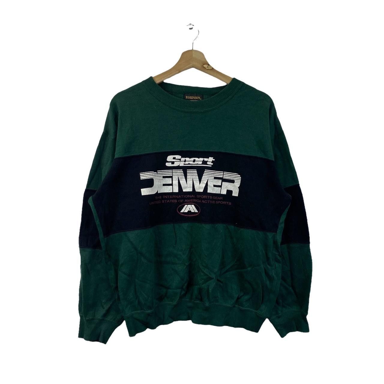 Vintage Vtg 80’ ROBINSON SPORT DENVER Center Logo Sweatshirt Size US M / EU 48-50 / 2 - 1 Thumbnail