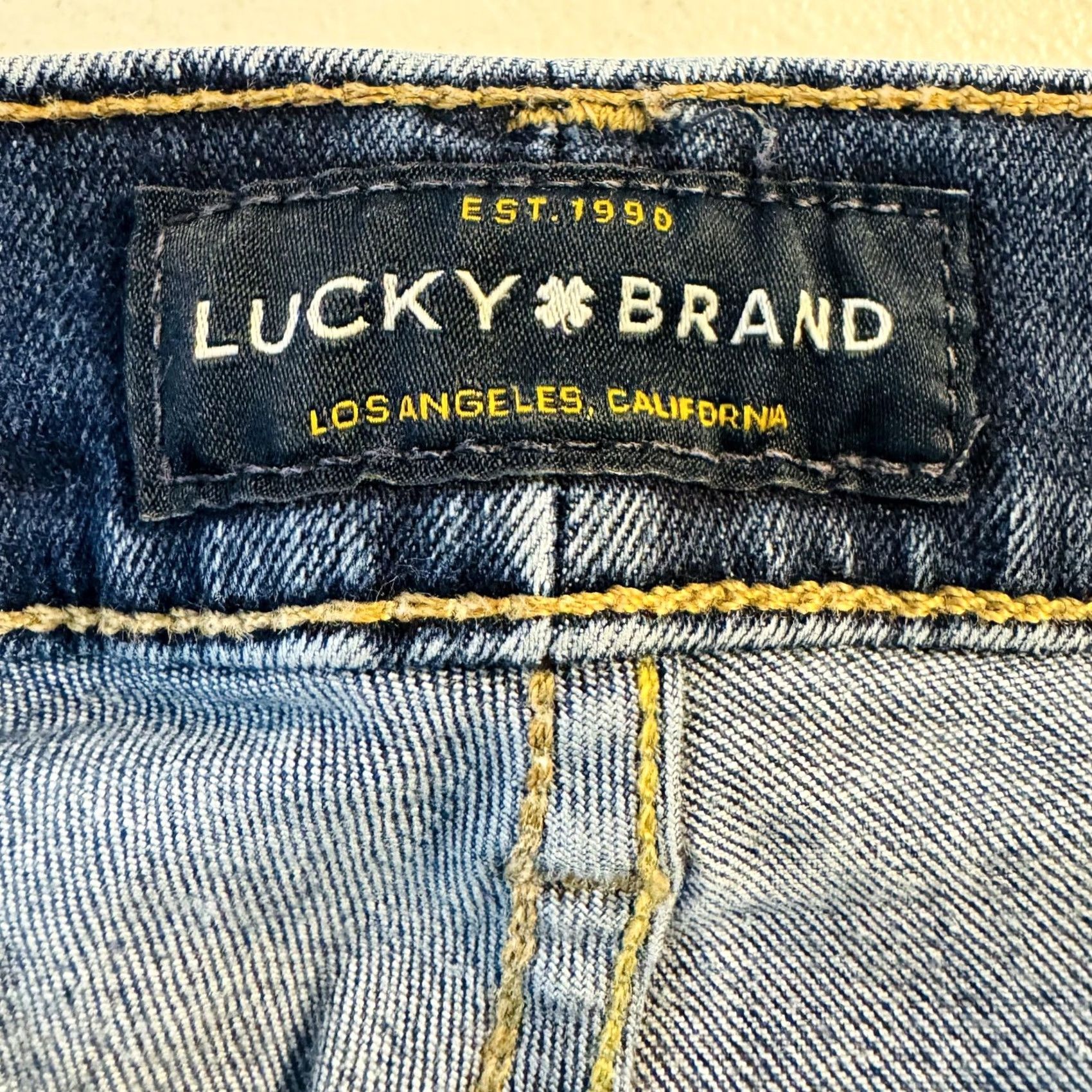 Lucky Brand Lucky Brand Denim Shorts Mens 48 Blue Athletic Taper Bermuda 8 Inseam Short Casual Summer USA Mens Size US 32 / EU 48 - 6 Thumbnail