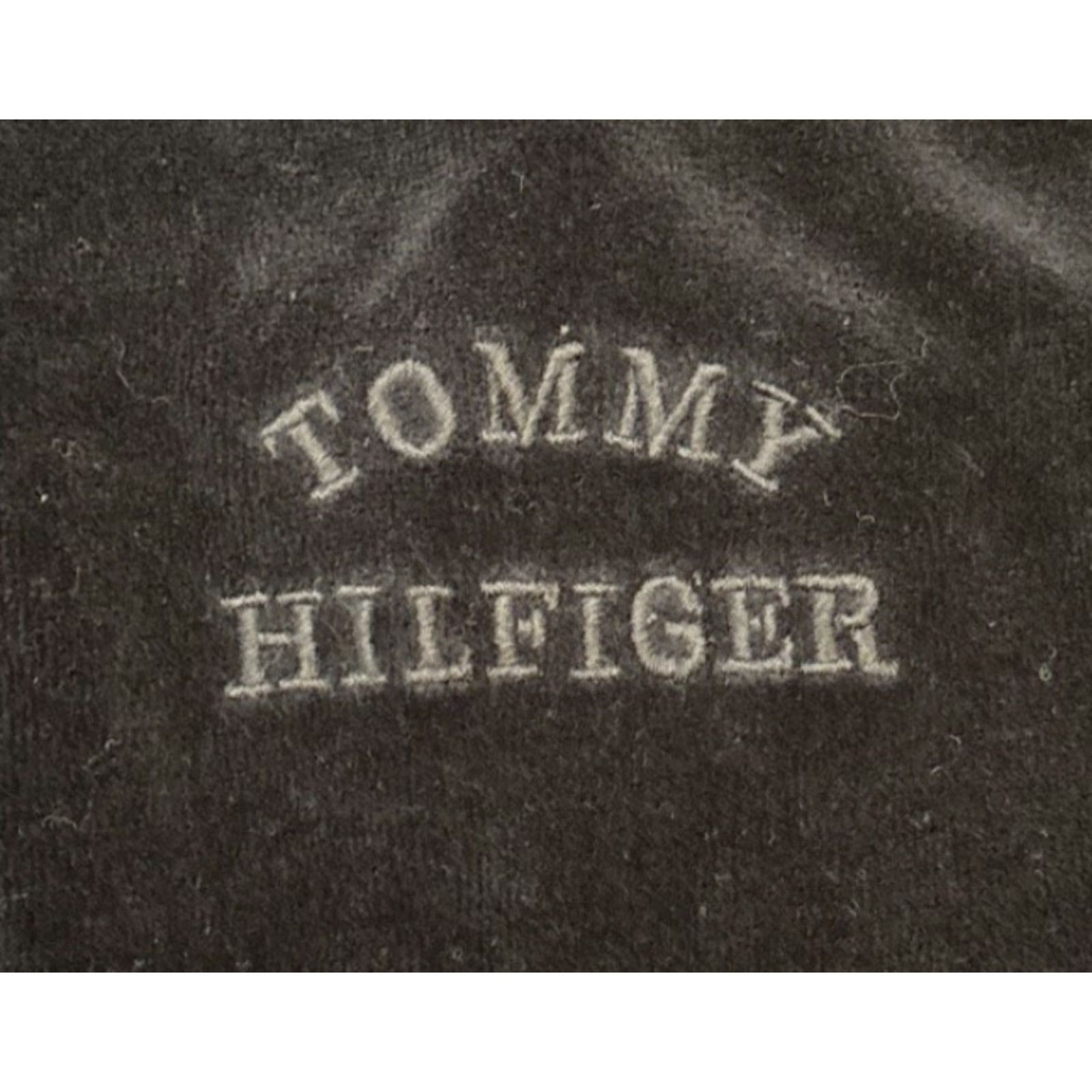 Tommy Hilfiger VINTAGE Tommy Hilfiger Full Zip Jacket Women 1X Black Velour Embroidered Logo Y2K 311 Size XL / US 12-14 / IT 48-50 - 4 Thumbnail