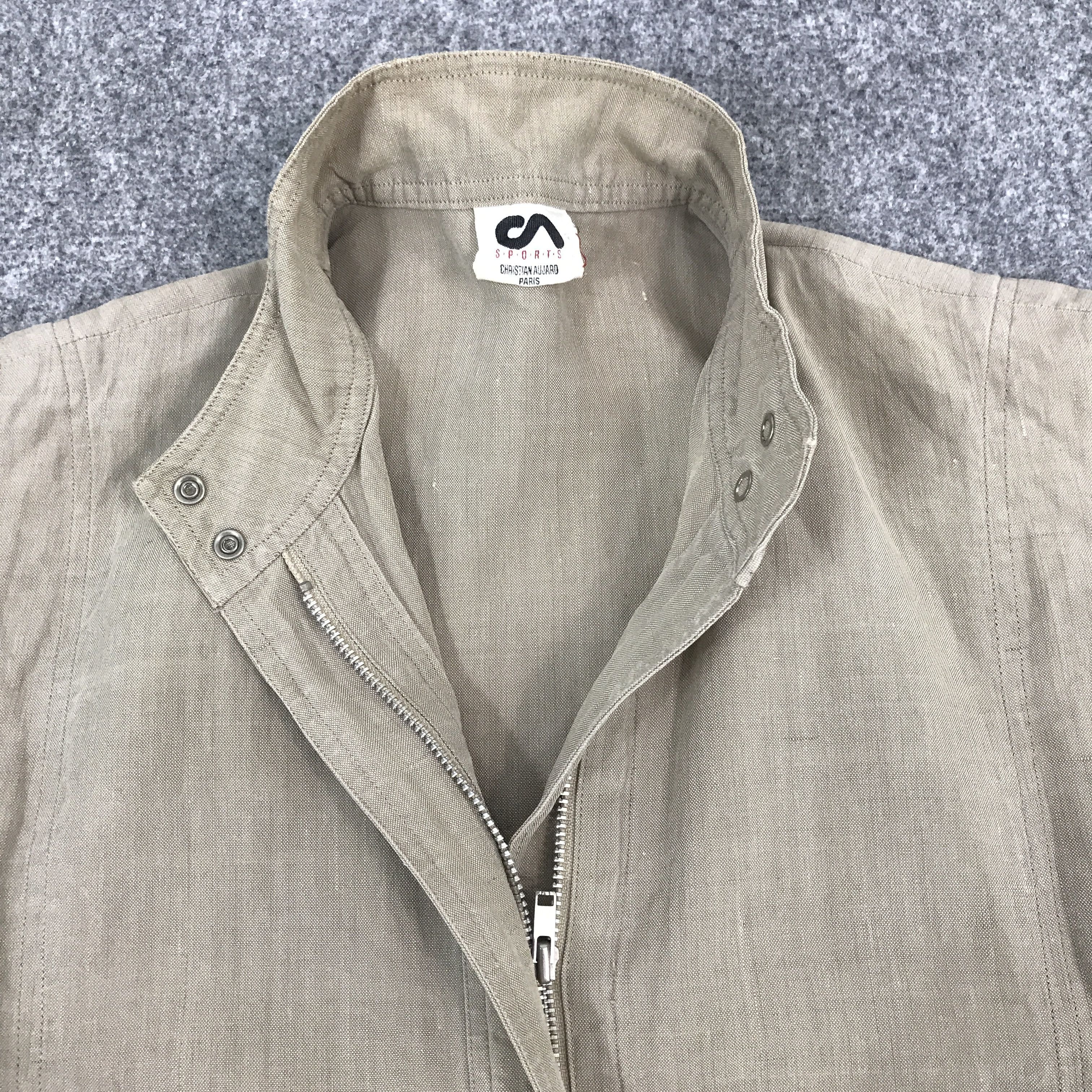 Japanese Brand Christian aujard zipper jacket Size US S / EU 44-46 / 1 - 8 Thumbnail