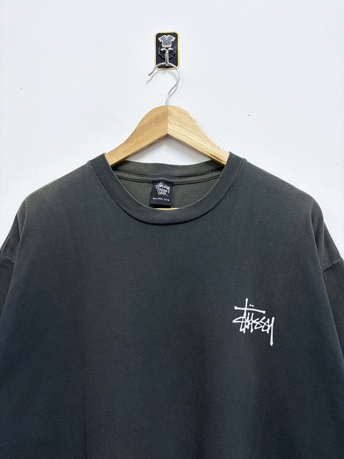 Stussy Vintage 90’s Stussy Fresh Gear “ Mr Bounce Chicano “ T-Shirt Size US XL / EU 56 / 4 - 4 Thumbnail