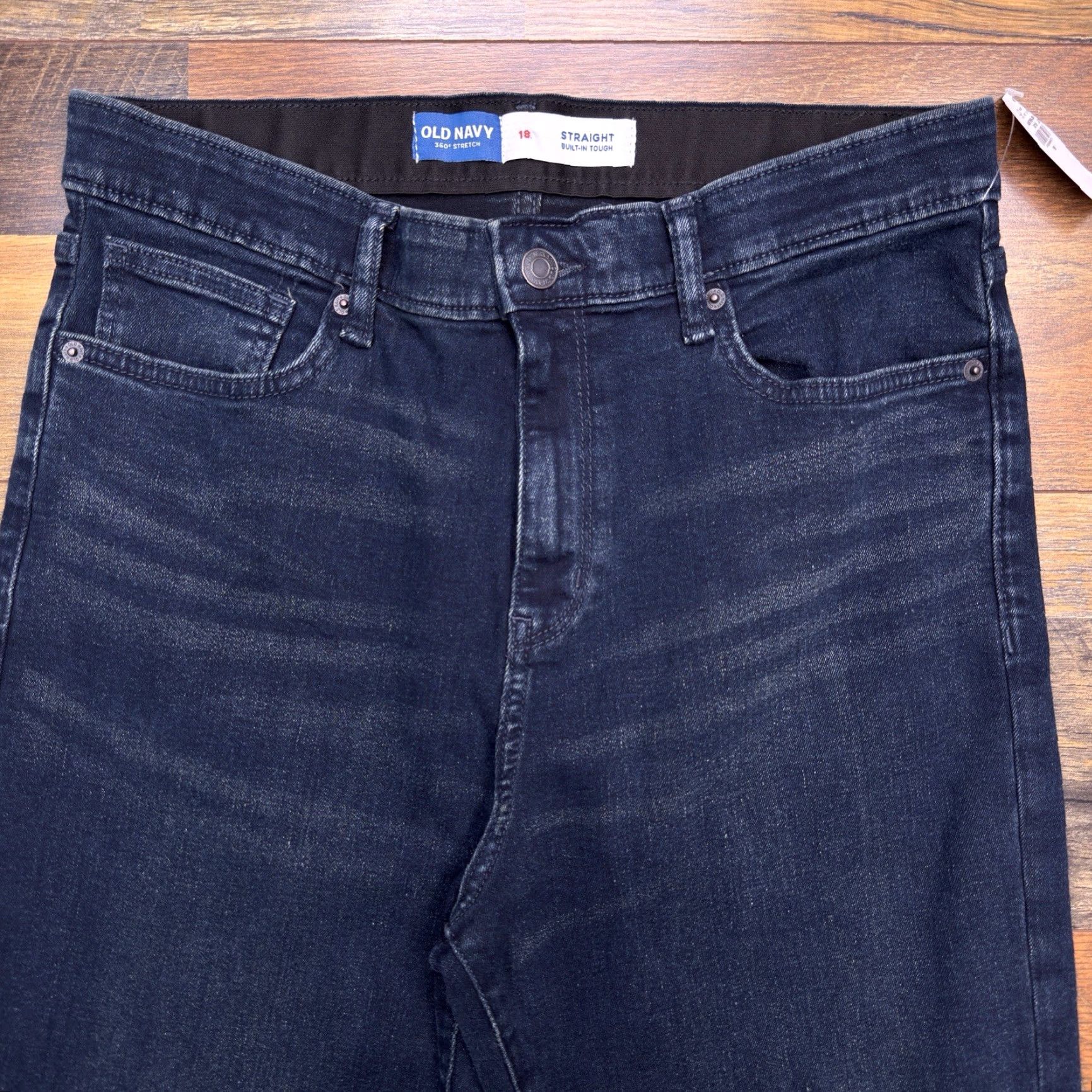 Old Navy Old Navy Jeans Womens 18 Straight Built In Tough 360 Stretch New Size 40" / US 18 - 2 Thumbnail