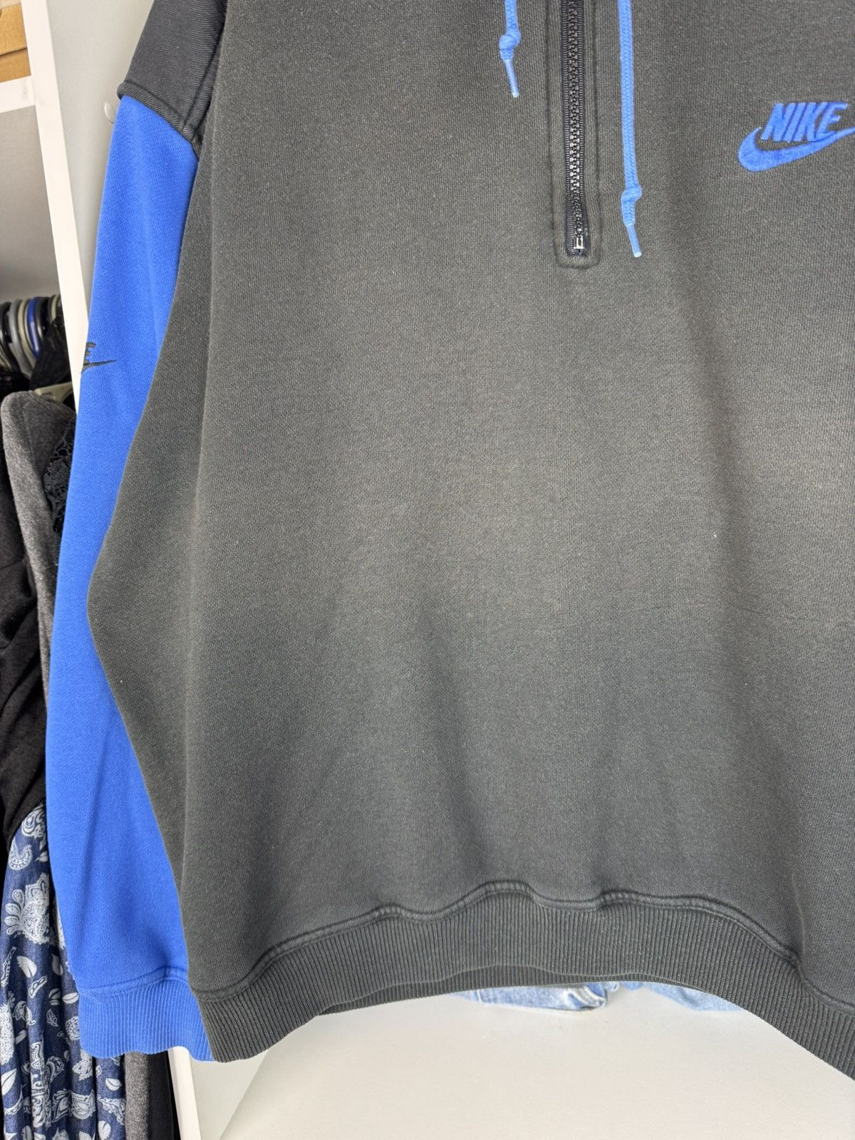 Nike Vintage Nike Premier Big Logo Faded Distressed Sweatshirt Size US L / EU 52-54 / 3 - 12 Thumbnail