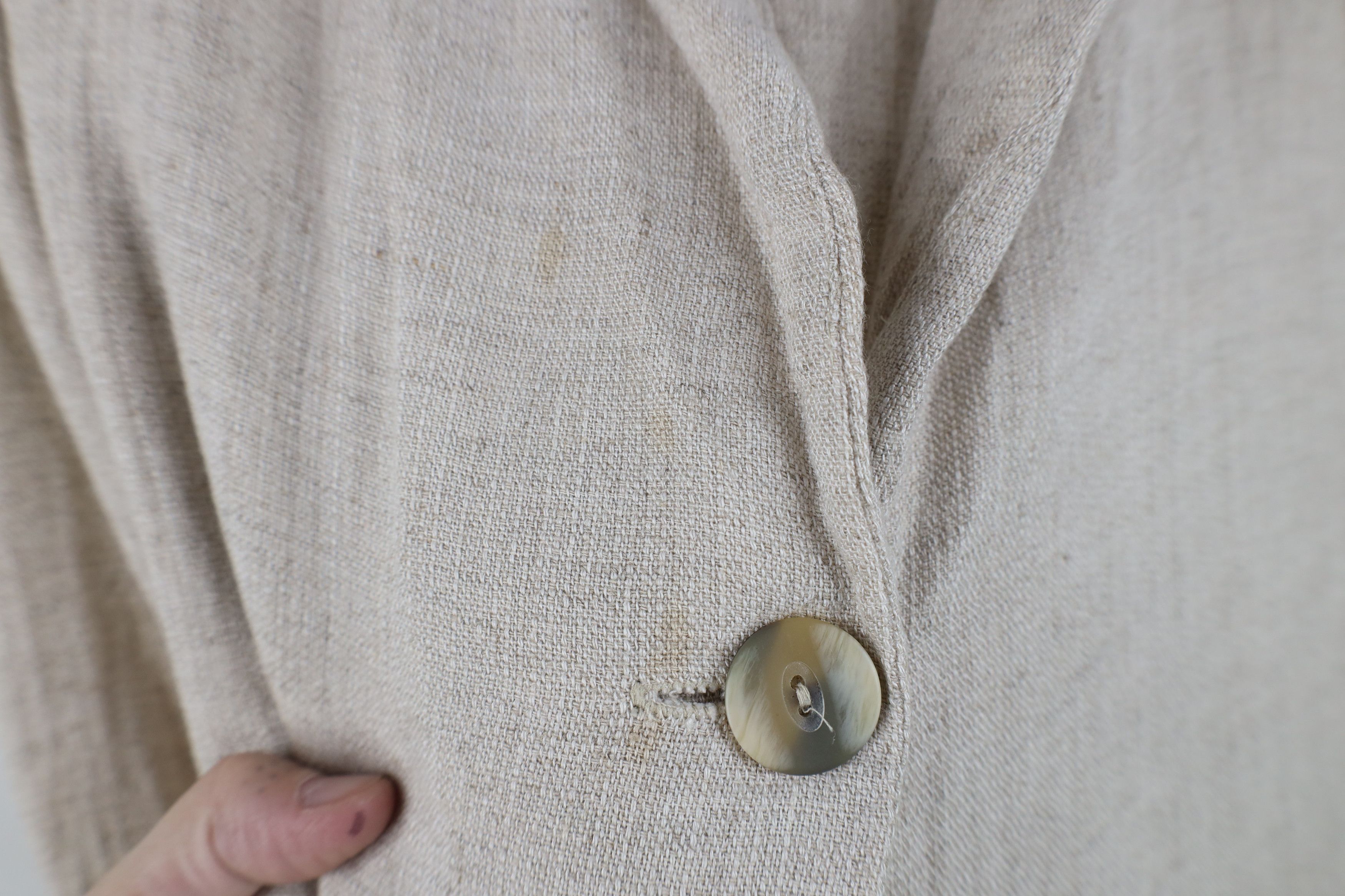 Vintage Vintage 90s Lagenlook Rayon Blend Baggy Button Shirt USA Size XL / US 12-14 / IT 48-50 - 5 Thumbnail