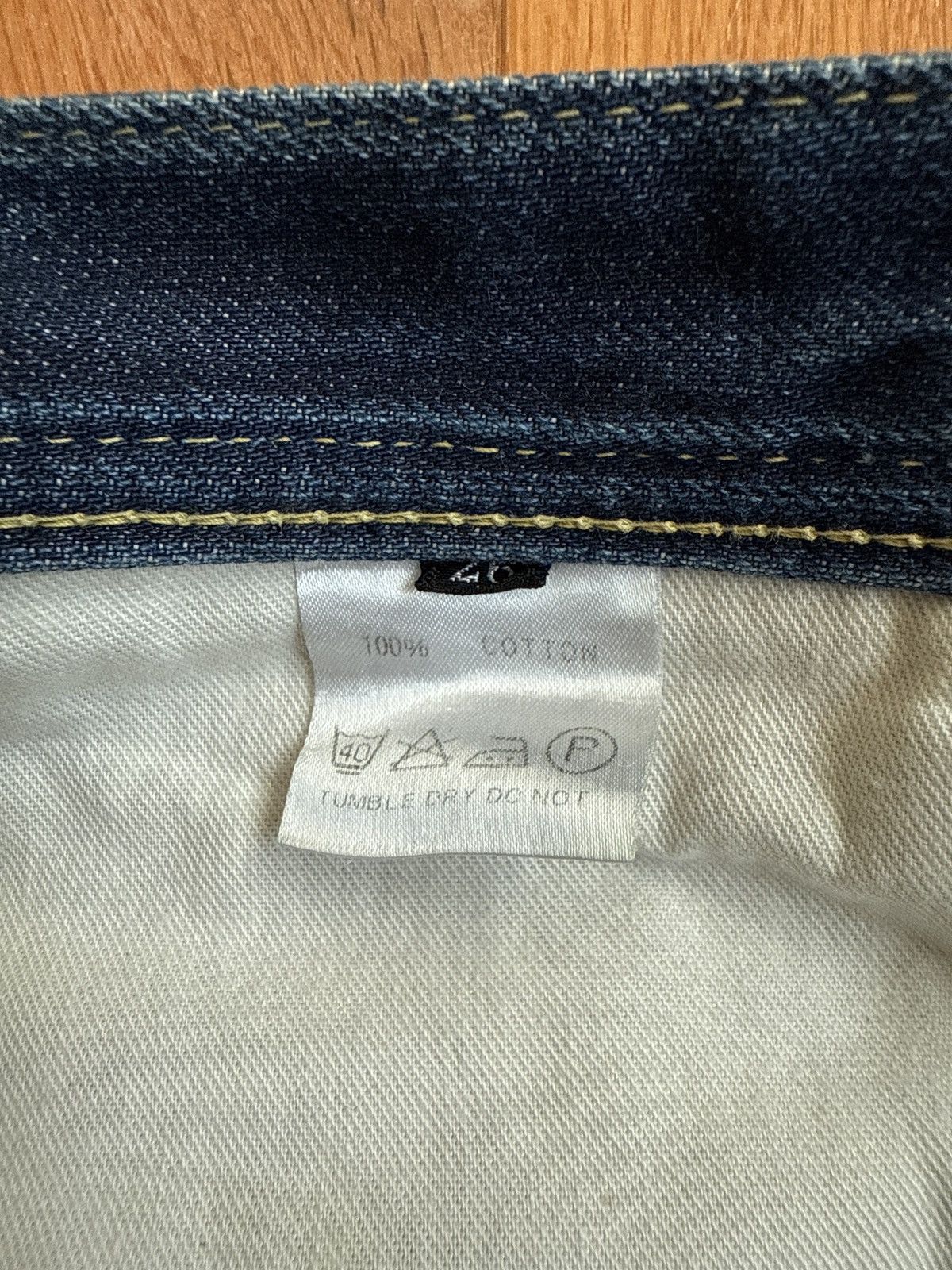 SOMET Raw Japanese Denim Jeans Size US 26 / EU 42 - 8 Thumbnail
