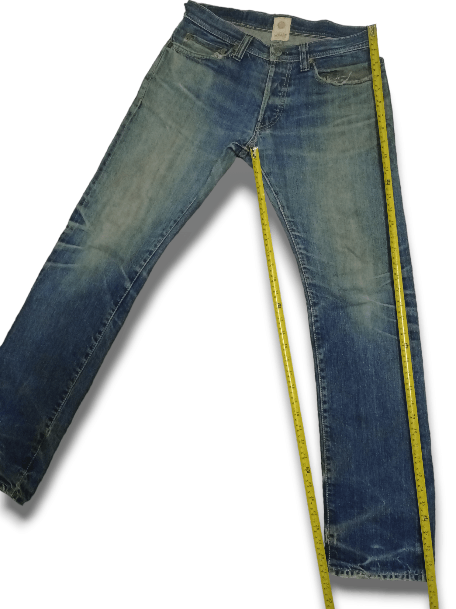Japanese Brand Vintage Japanese Somet Taisai Selvedge Jeans 30x31 Size US 30 / EU 46 - 14 Thumbnail