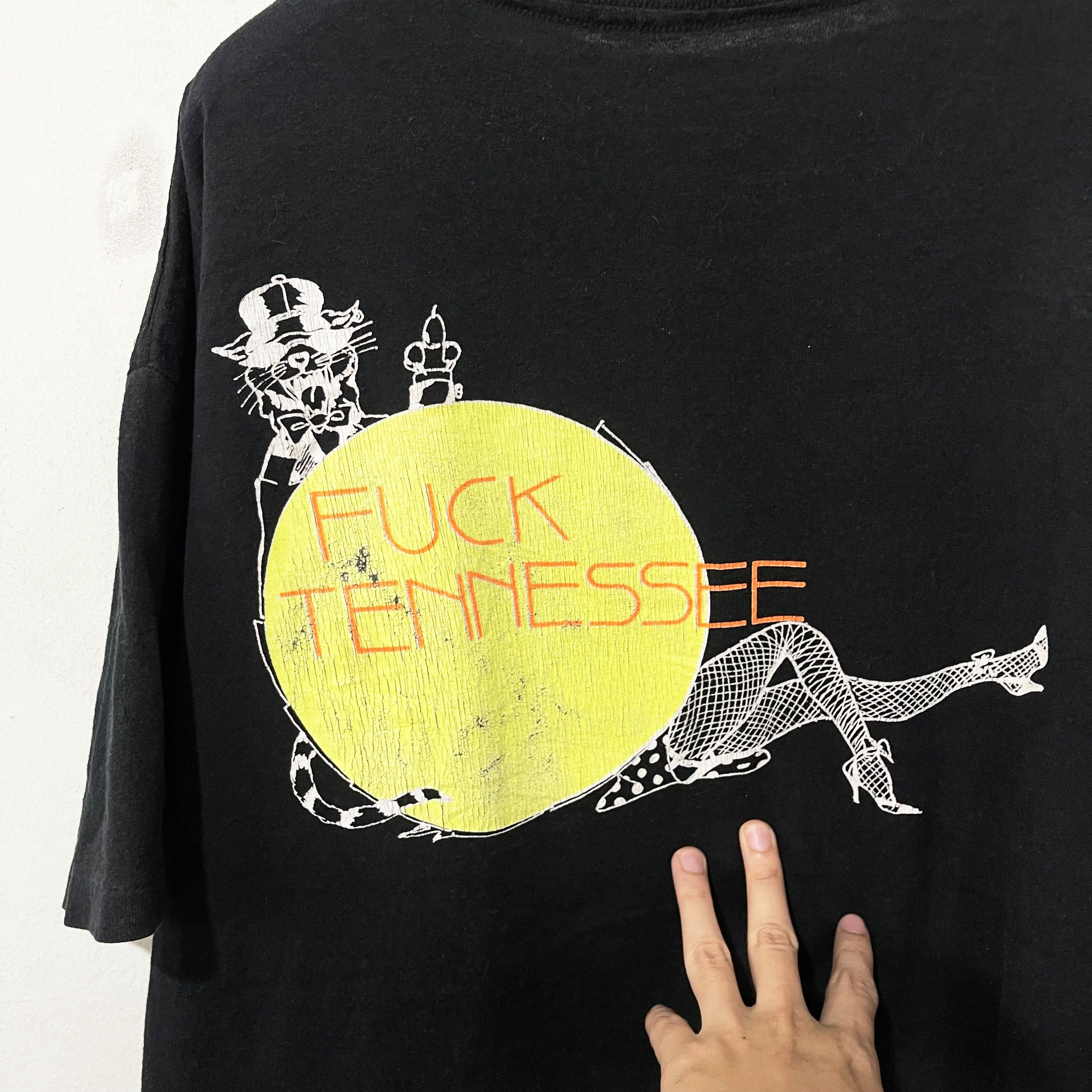 Vintage Vintage 90s It Be Bad Cat House Booze Lexington KY T-Shirt Size US XL / EU 56 / 4 - 4 Thumbnail