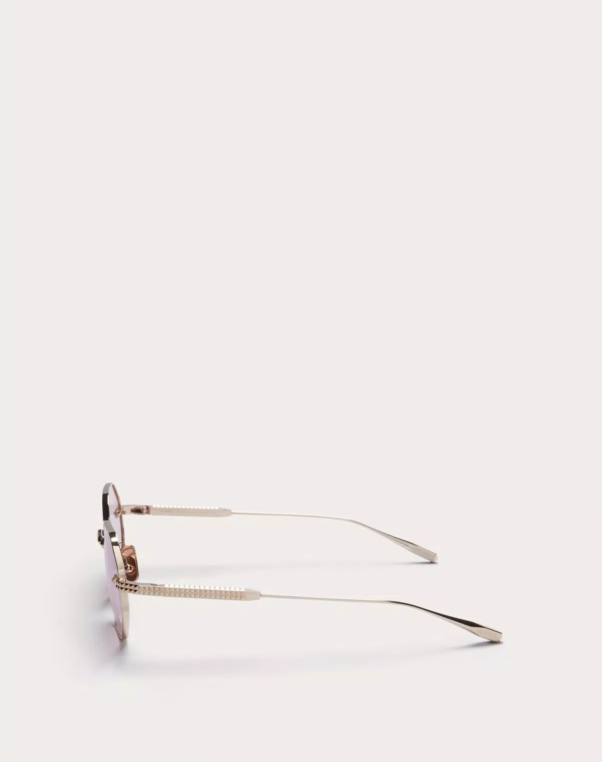 Valentino oc11z0725 Size: 52/ Hexagonal Titanium Frame in Light Pink Size ONE SIZE - 3 Thumbnail