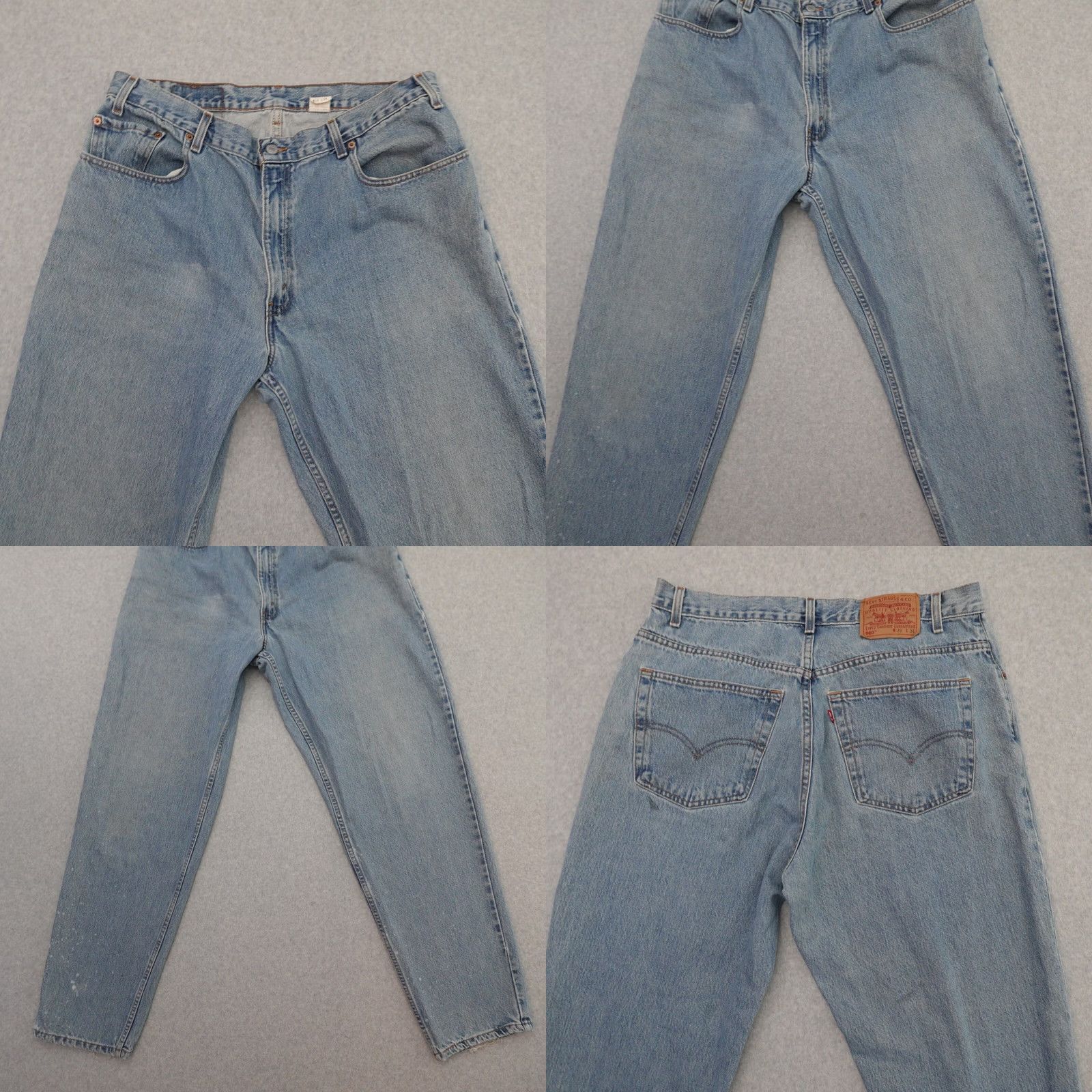 Levi's VINTAGE Levis 560 Jeans Mens 38 Blue Loose Fit Tapered Leg Denim Size US 38 / EU 54 - 9 Thumbnail