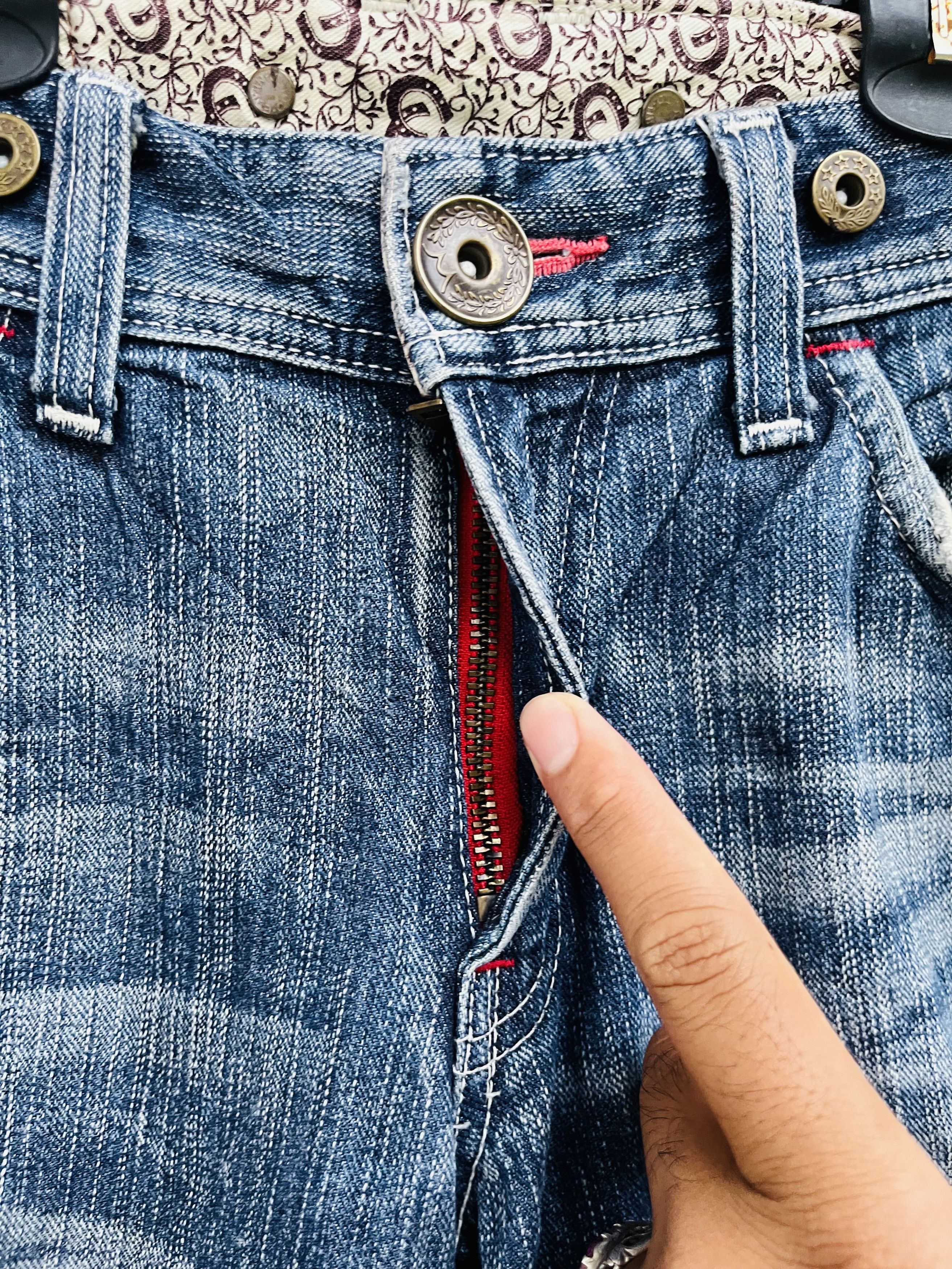 Japanese Brand Vintage Edwin 503 Blue Trip Japanese Distressed Style Size US 30 / EU 46 - 8 Thumbnail