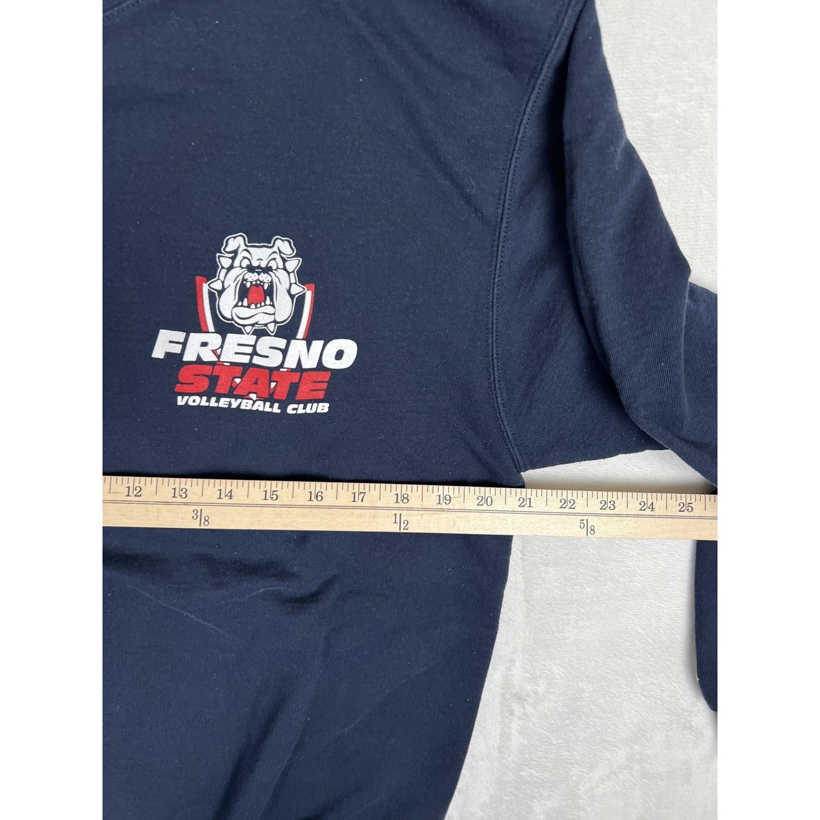 Champion Fresno State Bulldogs Sweatshirt Mens Medium Navy NCAA Volle Size M / US 6-8 / IT 42-44 - 5 Thumbnail