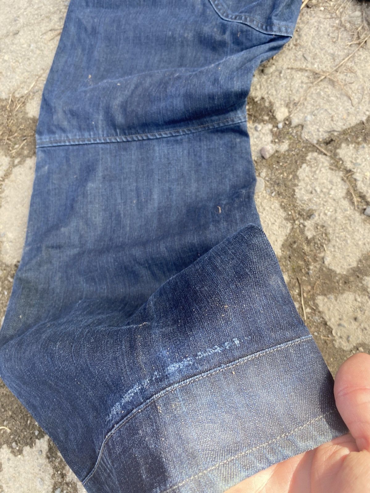 G-Star × Japanese Brand G star Faded blue Baggy avant garde denim y2k jeans pants Size US 36 / EU 52 - 9 Thumbnail