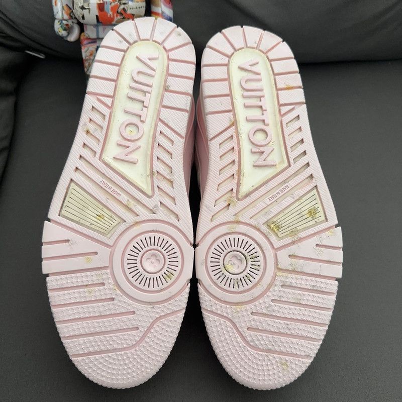 Louis Vuitton Louis Vuitton Trainer Leather Low-Top Sneakers -2508 Size US 8.5 / EU 41-42 - 3 Thumbnail