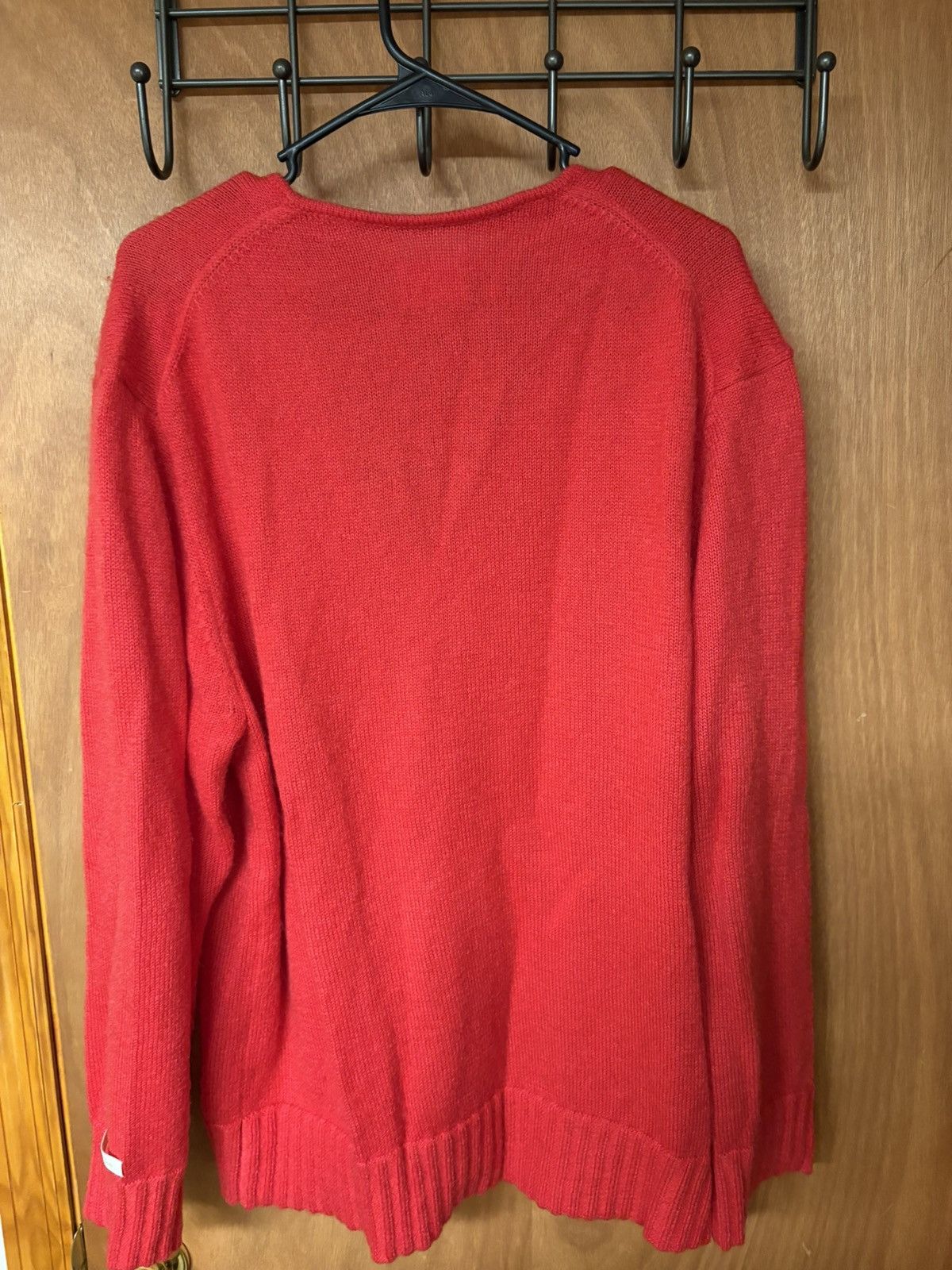 Aime Leon Dore Aime Leon Dore red mohair cardigan Size US XL / EU 56 / 4 - 6 Thumbnail