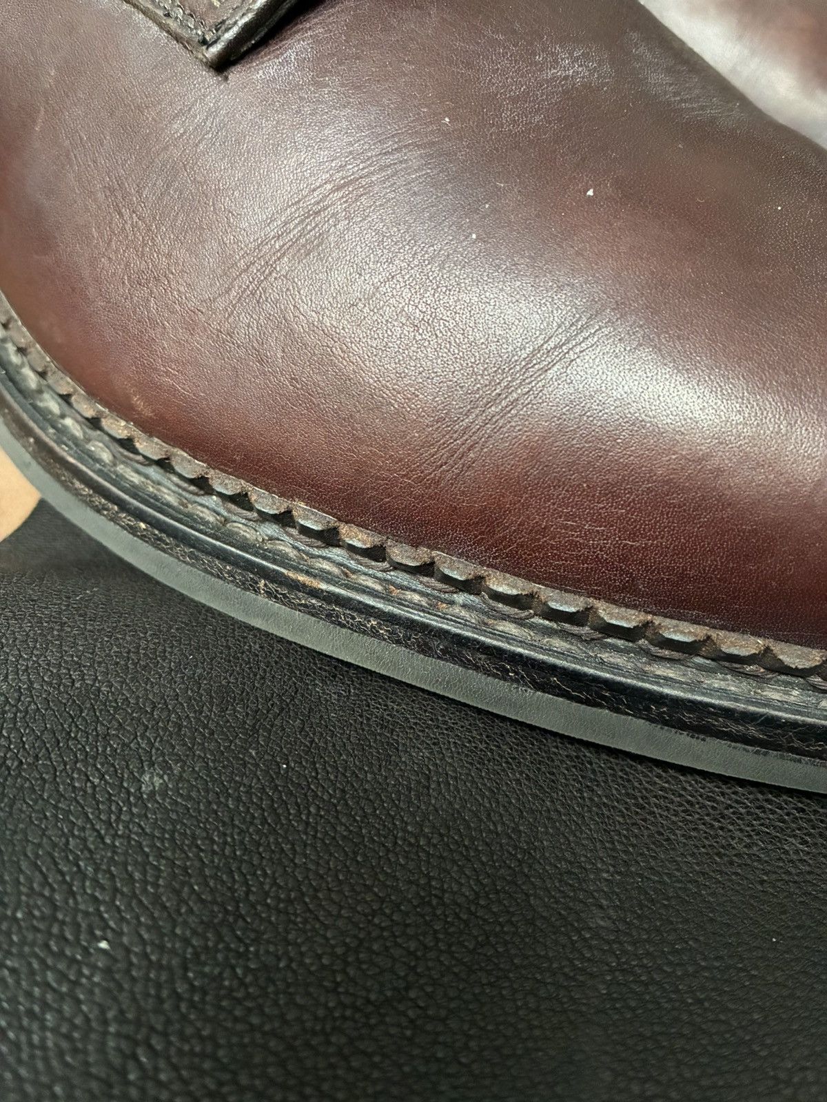 Heschung HESCHUNG HÊTRE MADE IN FRANCE WOOL LINED BURGUNDY DERBY BOOT Size US 11.5 / EU 44-45 - 8 Thumbnail