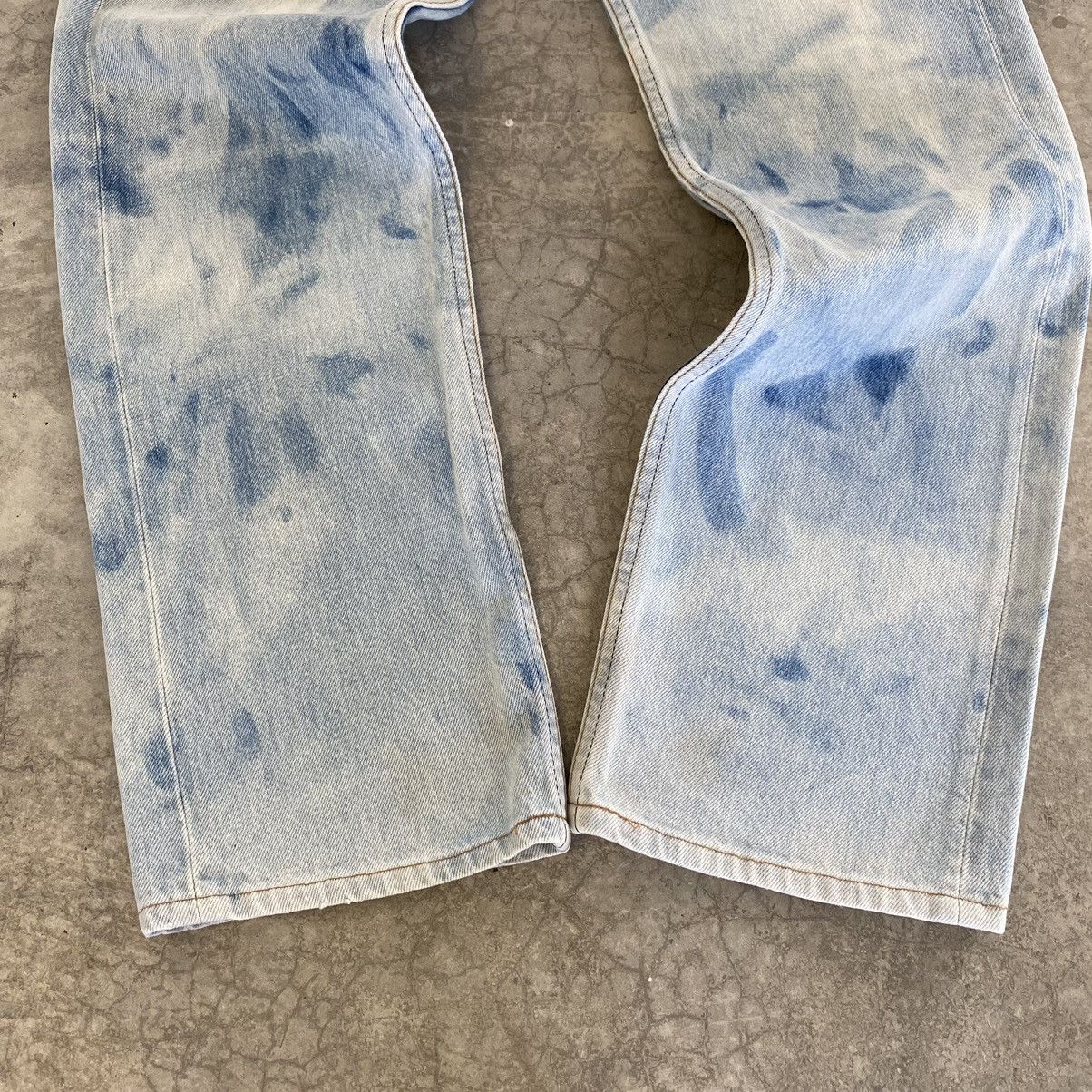 Levi's VTG Late 80’s Levis 501xx Acid Washed Blue Jeans Size US 28 / EU 44 - 9 Thumbnail