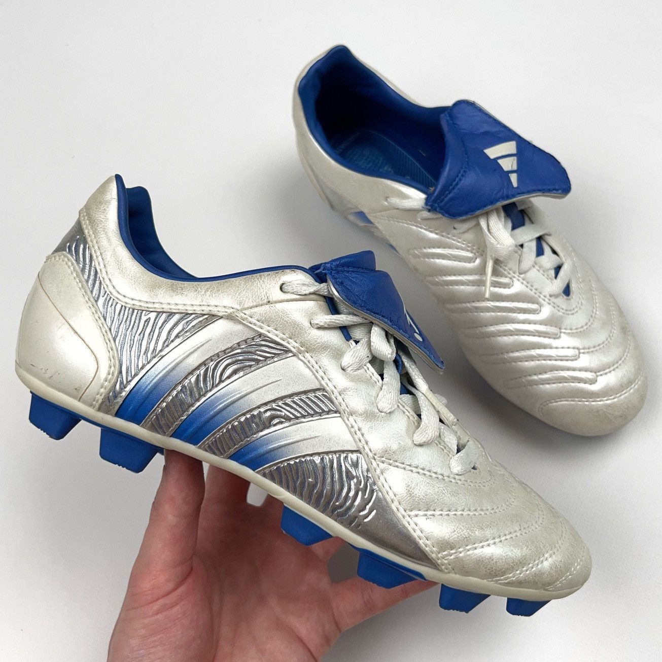 Adidas Adidas Vintage 2004 Traxion Firm Ground Predator Soccer Shoe Size US 6 / EU 39 - 4 Thumbnail