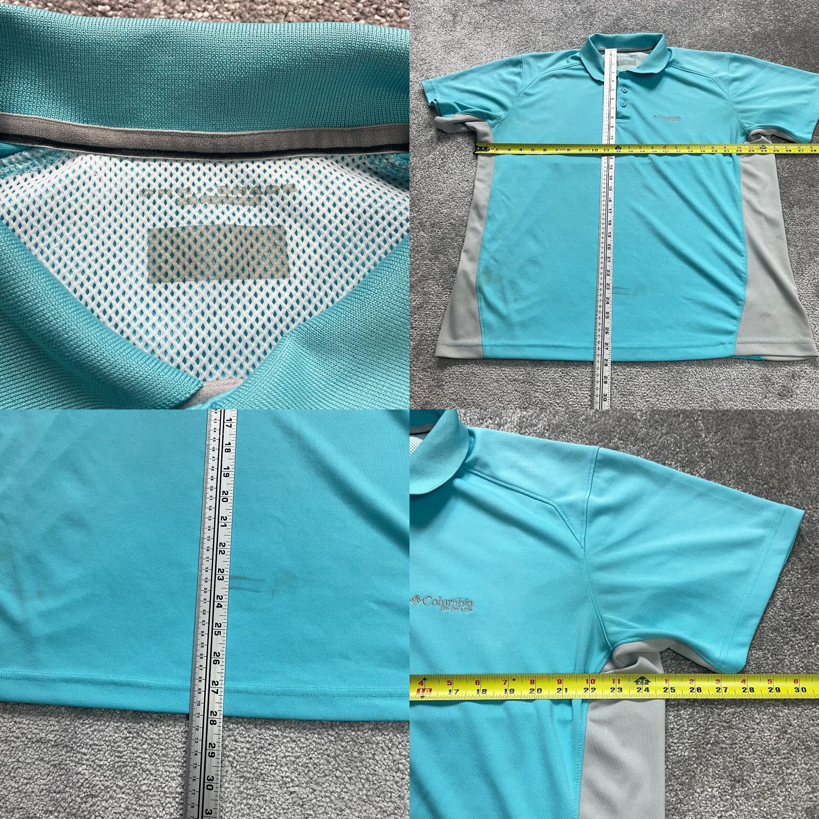 Vintage Columbia Polo Shirt Mens XL Blue Short Sleeve Collared PFG Omni-Shade Fishing Shirt Size US XL / EU 56 / 4 - 8 Thumbnail