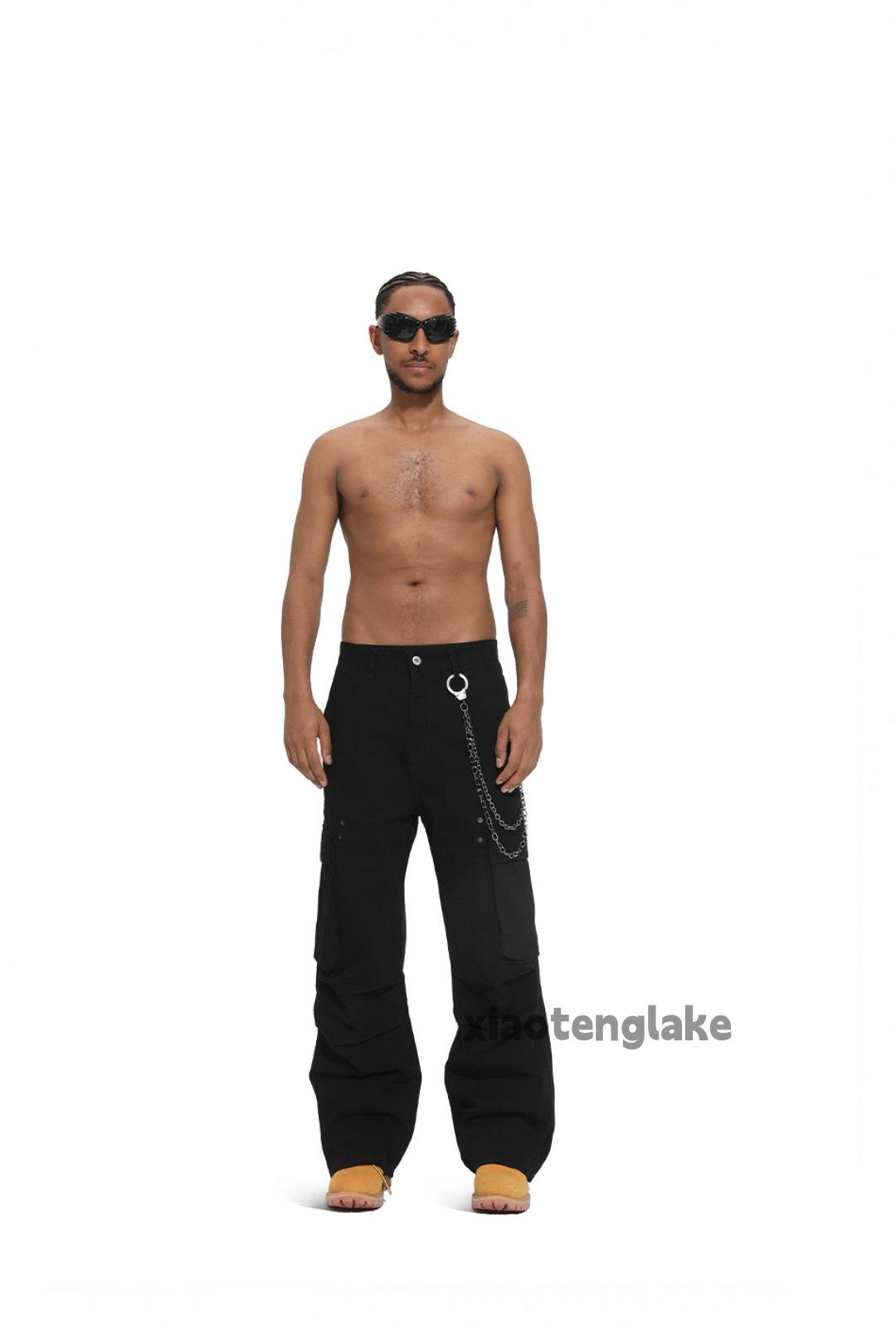 Vintage zx utility skate hiphop wide Leg cargo military pants Size US 32 / EU 48 - 1 Thumbnail