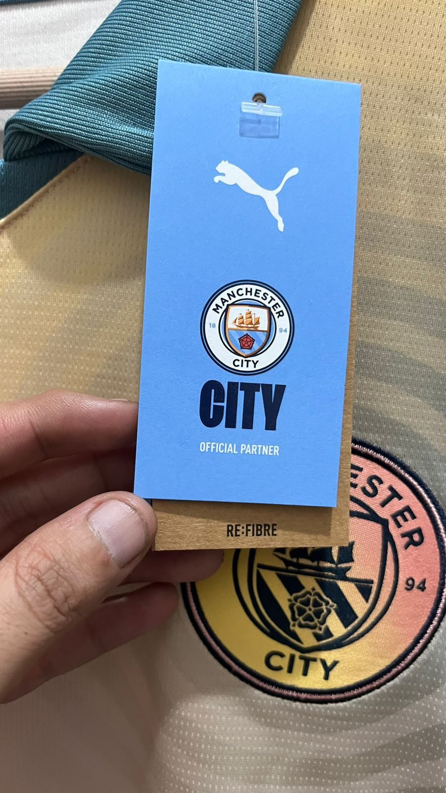 Puma Manchester City x Noel Gallagher Oasis Definitely City Shirt Size US L / EU 52-54 / 3 - 3 Thumbnail