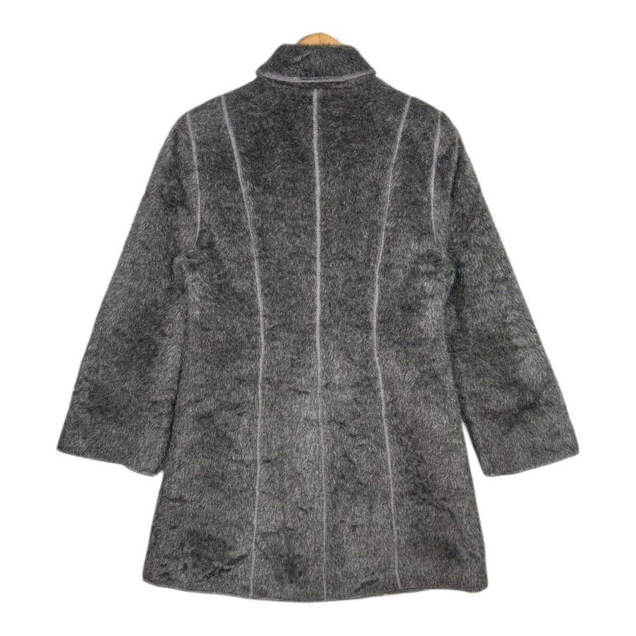 Beauty Beast Mariella Burani Vintage Faux Fur Wool Jacket Size US M / EU 48-50 / 2 - 2 Thumbnail