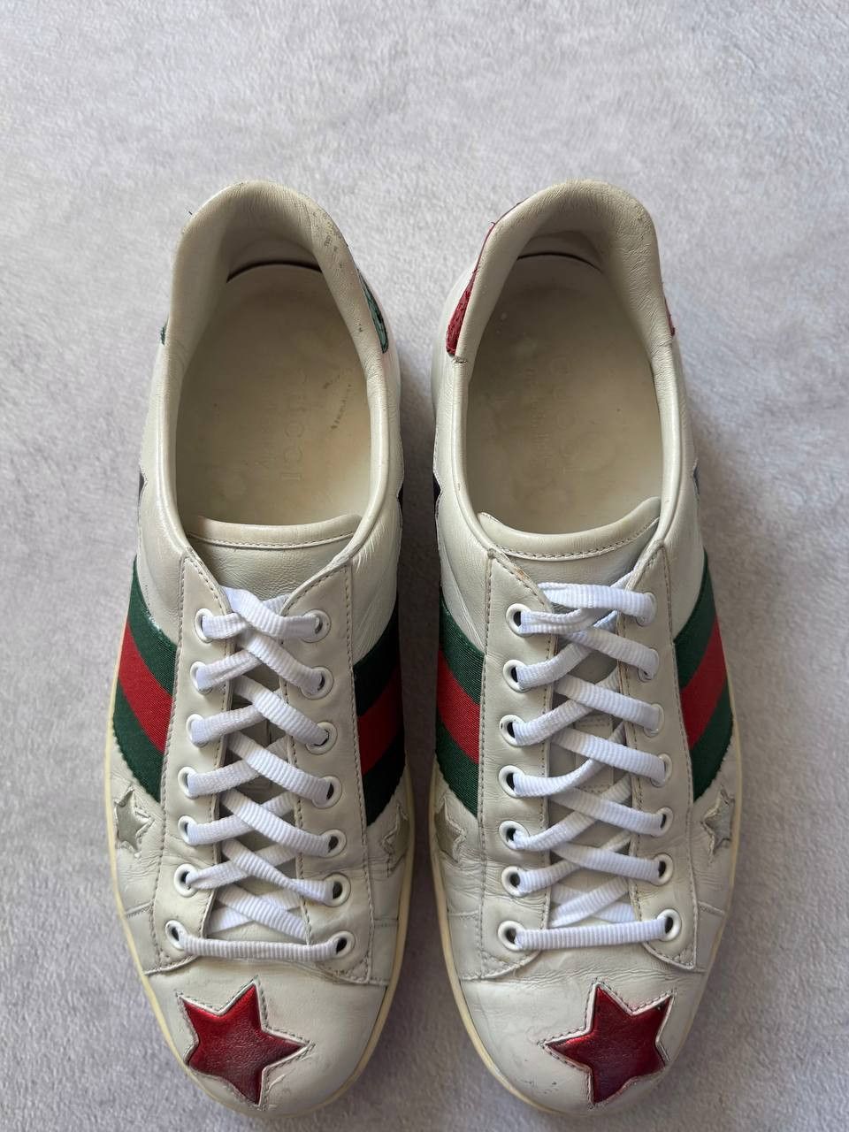 Gucci Gucci Ace Star Shoes Size US 8.5 / EU 41-42 - 8 Thumbnail