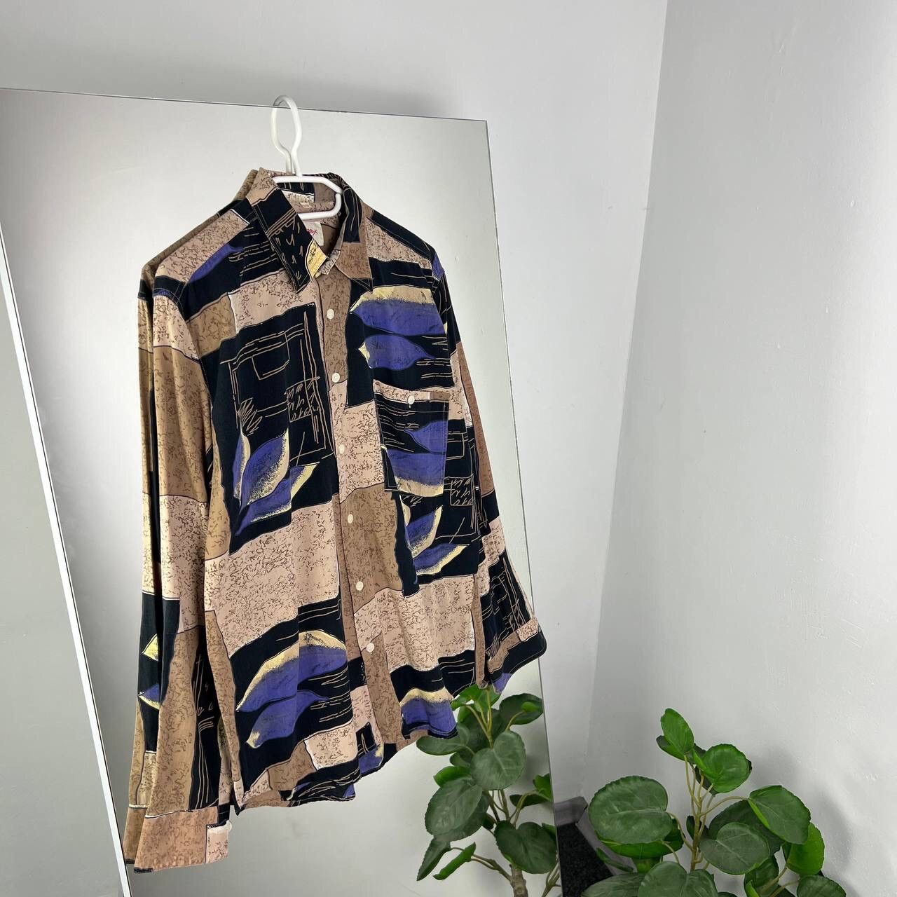 Vintage Crazy Shirt Button Up Very Rare Christian Dior Style 90s Size US M / EU 48-50 / 2 - 1 Thumbnail