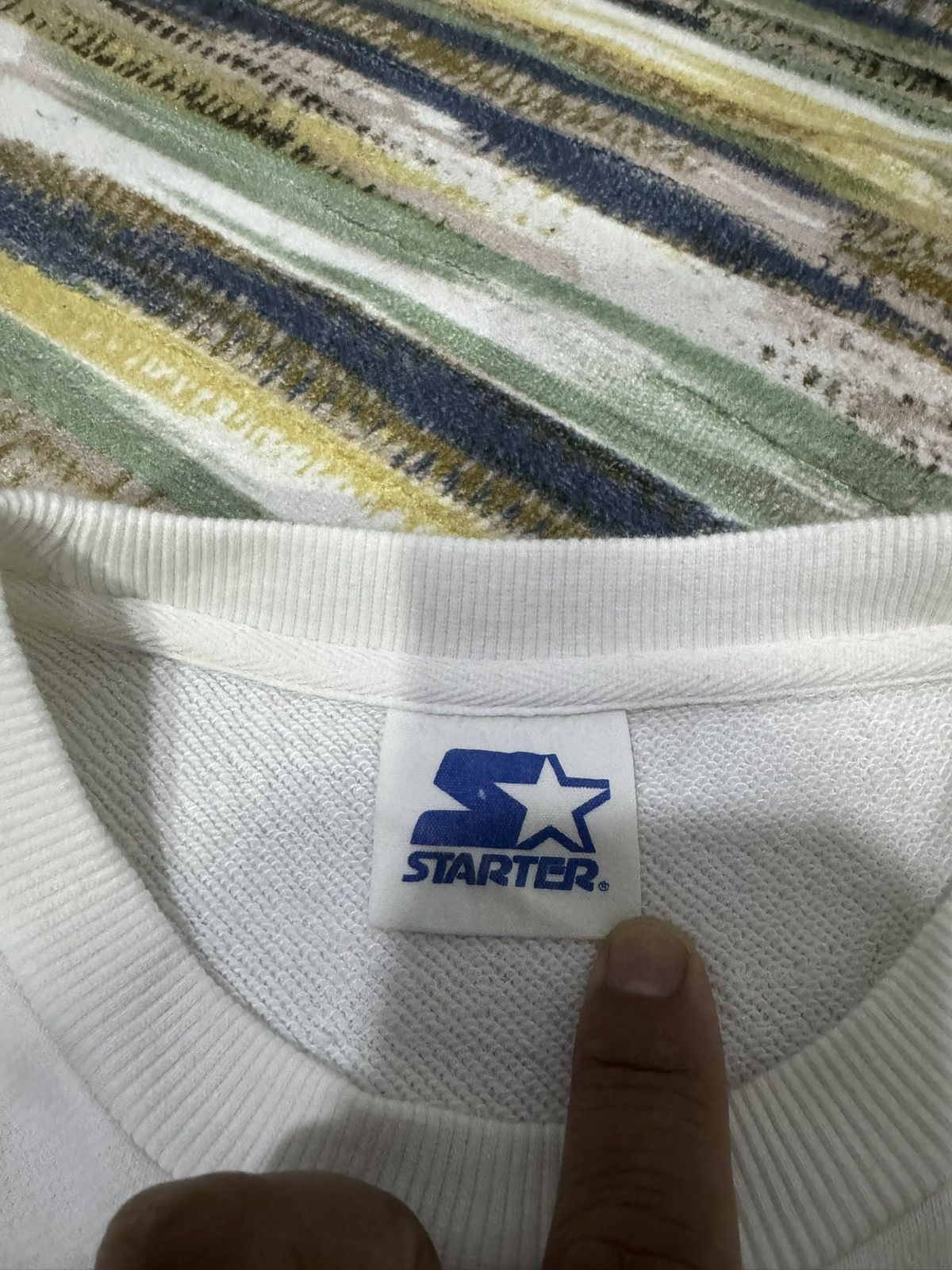 Starter STARTER Exclusive Color Block Pullover Sweatshirt Size US L / EU 52-54 / 3 - 6 Thumbnail