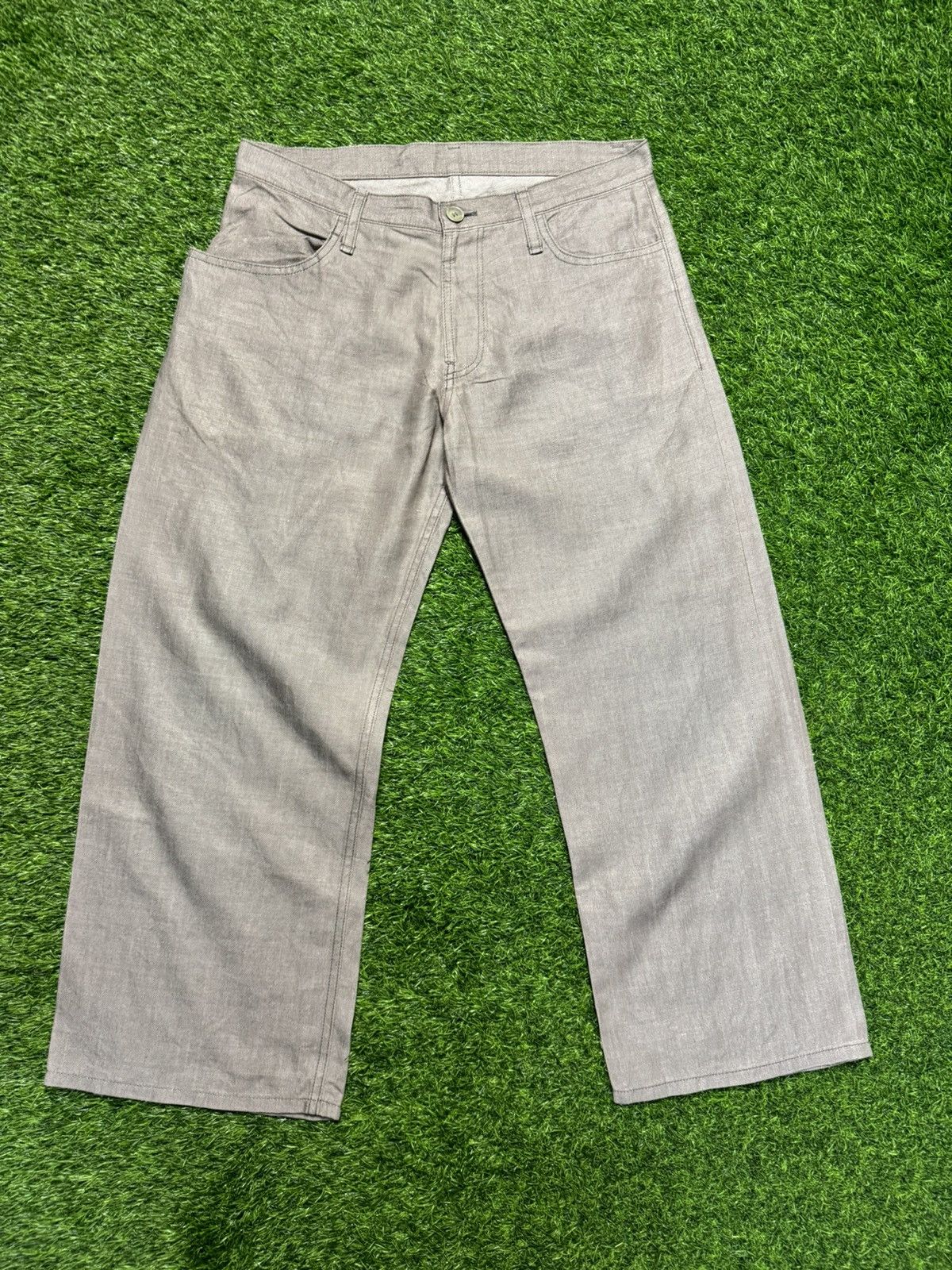 Ground Y yohji yamamoto - noir cropped pant Size US 32 / EU 48 - 2 Thumbnail