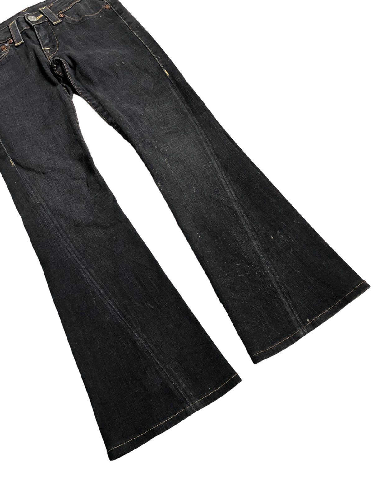 Rock Revival × True Religion True Religion Joey spiral cut flared denim pants Size 28" / US 6 / IT 42 - 3 Thumbnail