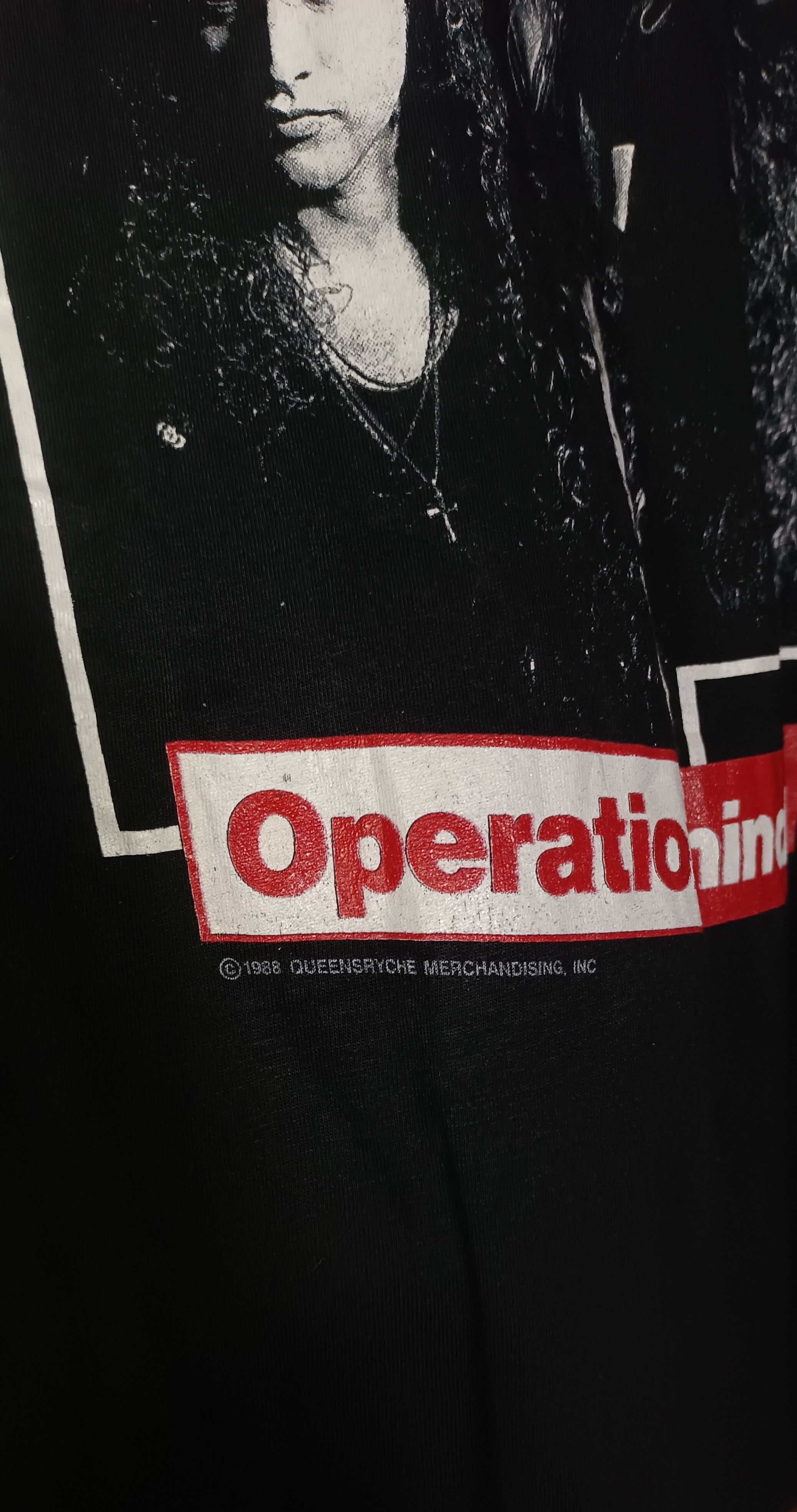 Band Tees Rare Vintage 80s🔥🔥 Queensryche Operation Mindcrime Size US M / EU 48-50 / 2 - 5 Thumbnail