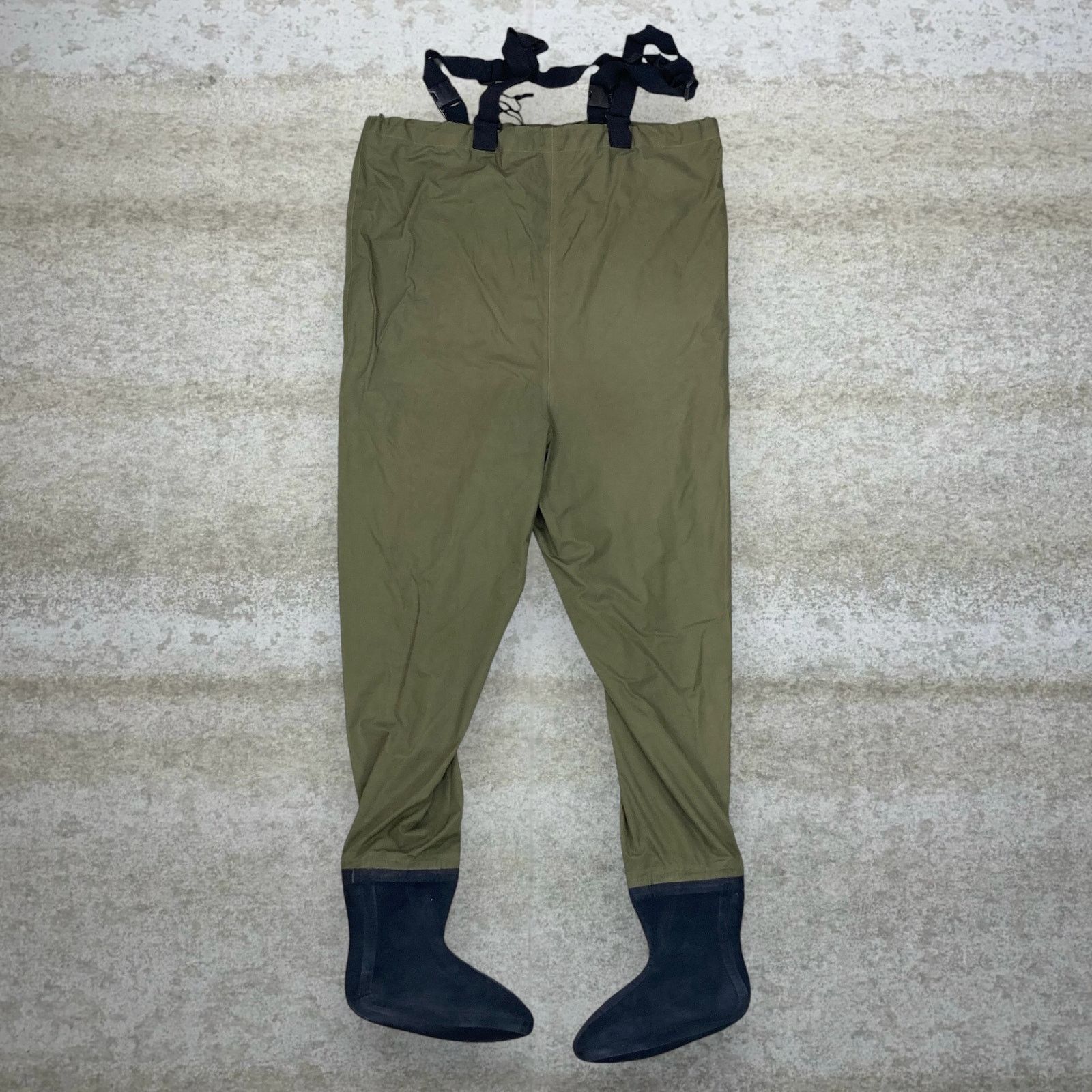 Orvis Vintage 90s Orvis Waders Mens L Baggy Green Polyester Size US 36 / EU 52 - 1 Thumbnail