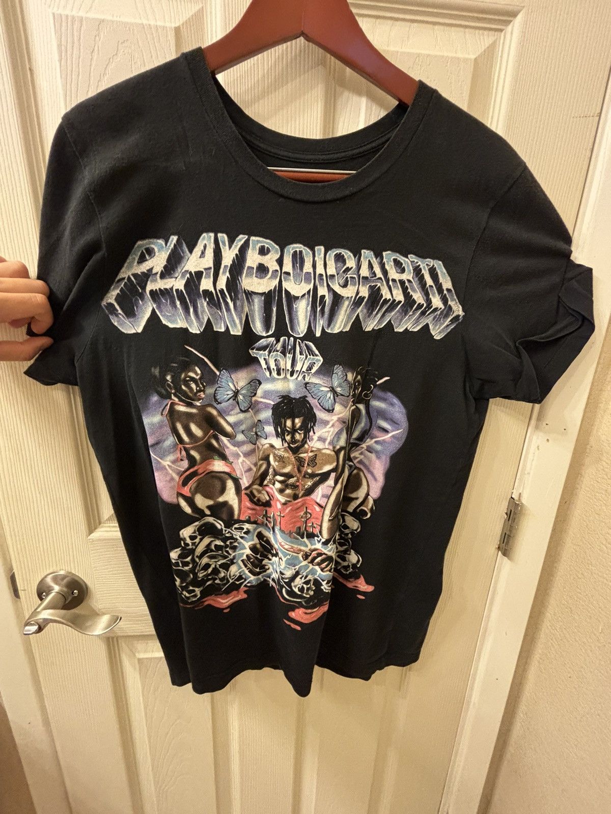 Playboi Carti playboi carti tour tee Size US L / EU 52-54 / 3 - 1 Thumbnail