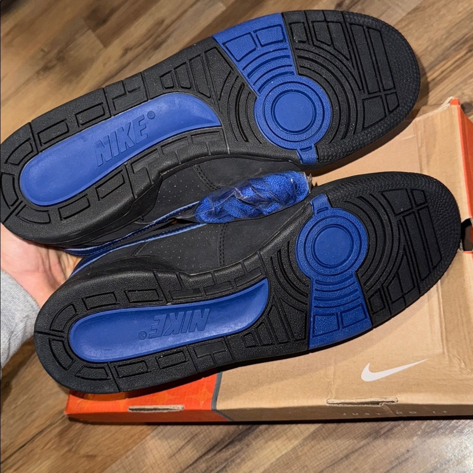 Nike 2004 Nike Delta Force 3/4 Black Blue Sport Royal Size US 10.5 / EU 43-44 - 9 Thumbnail