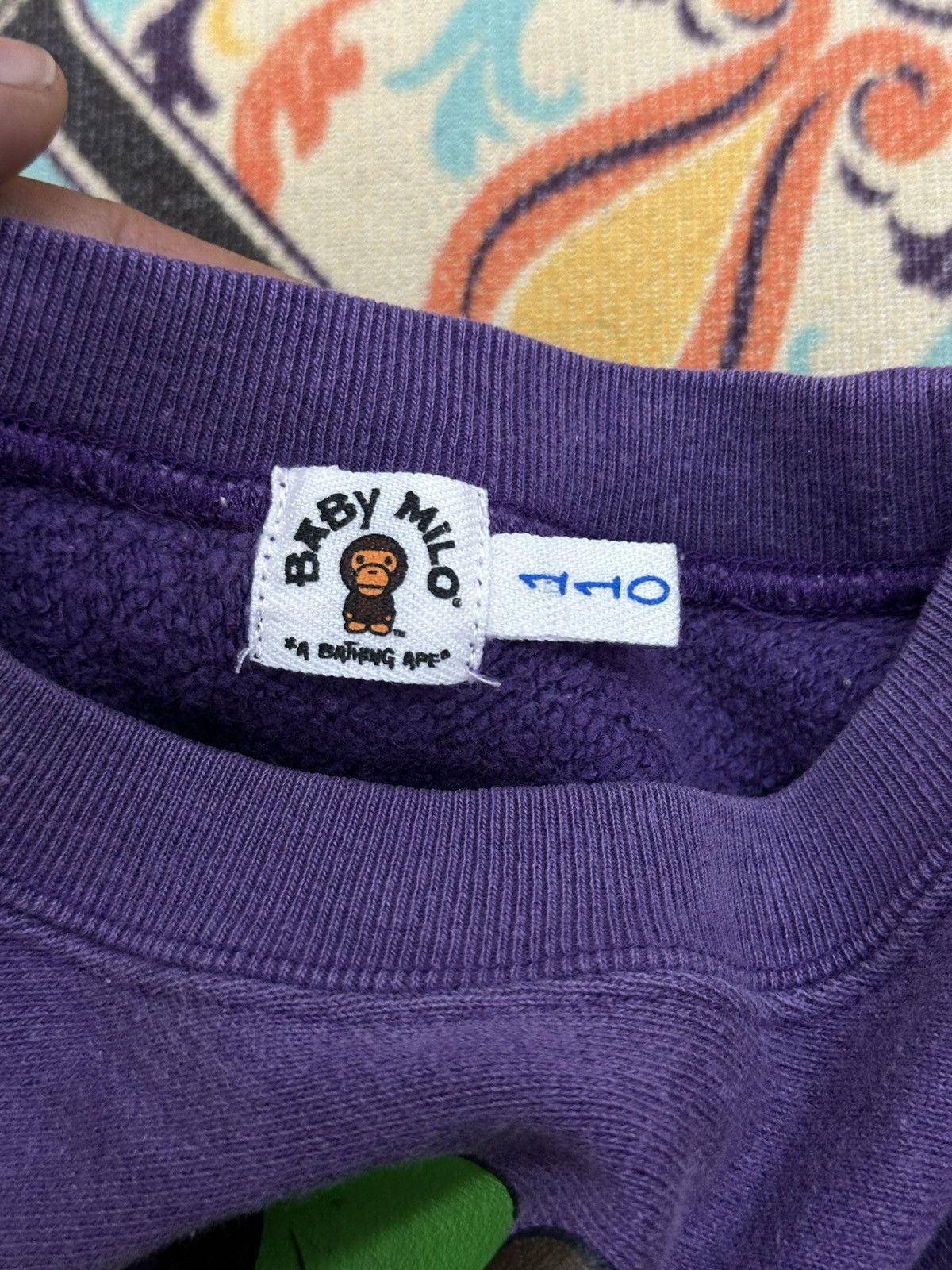 Bape × Kaws Bape (Baby Milo) x Kaws Kids/Youth Sweatshirt (Size 110) Size US XXS / EU 40 - 14 Thumbnail