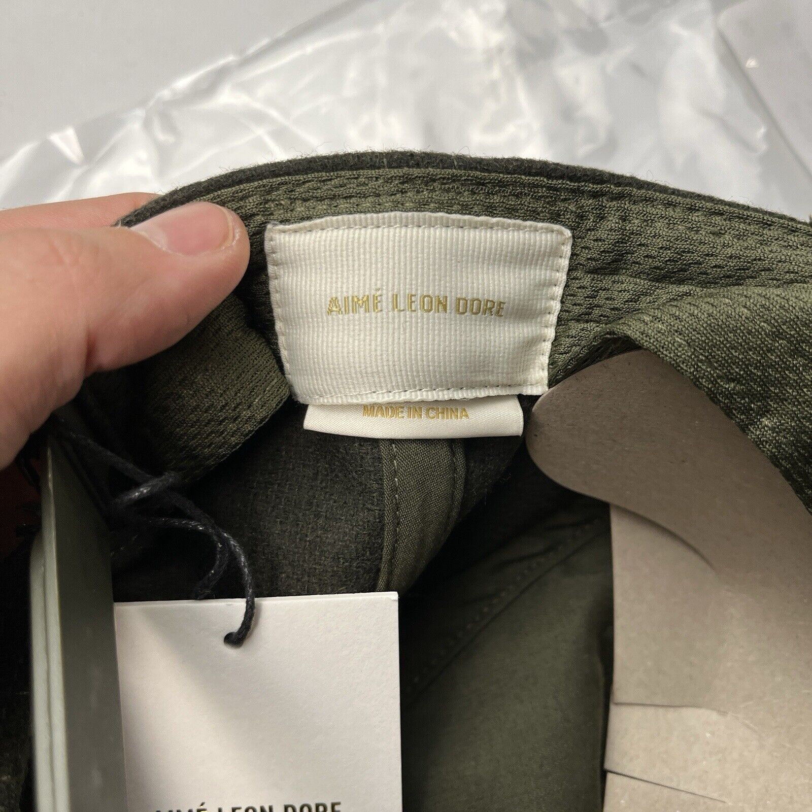 Aime Leon Dore Aime Leon Dore Unisphere Wool Hat Snapback Dark Olive Size ONE SIZE - 3 Thumbnail