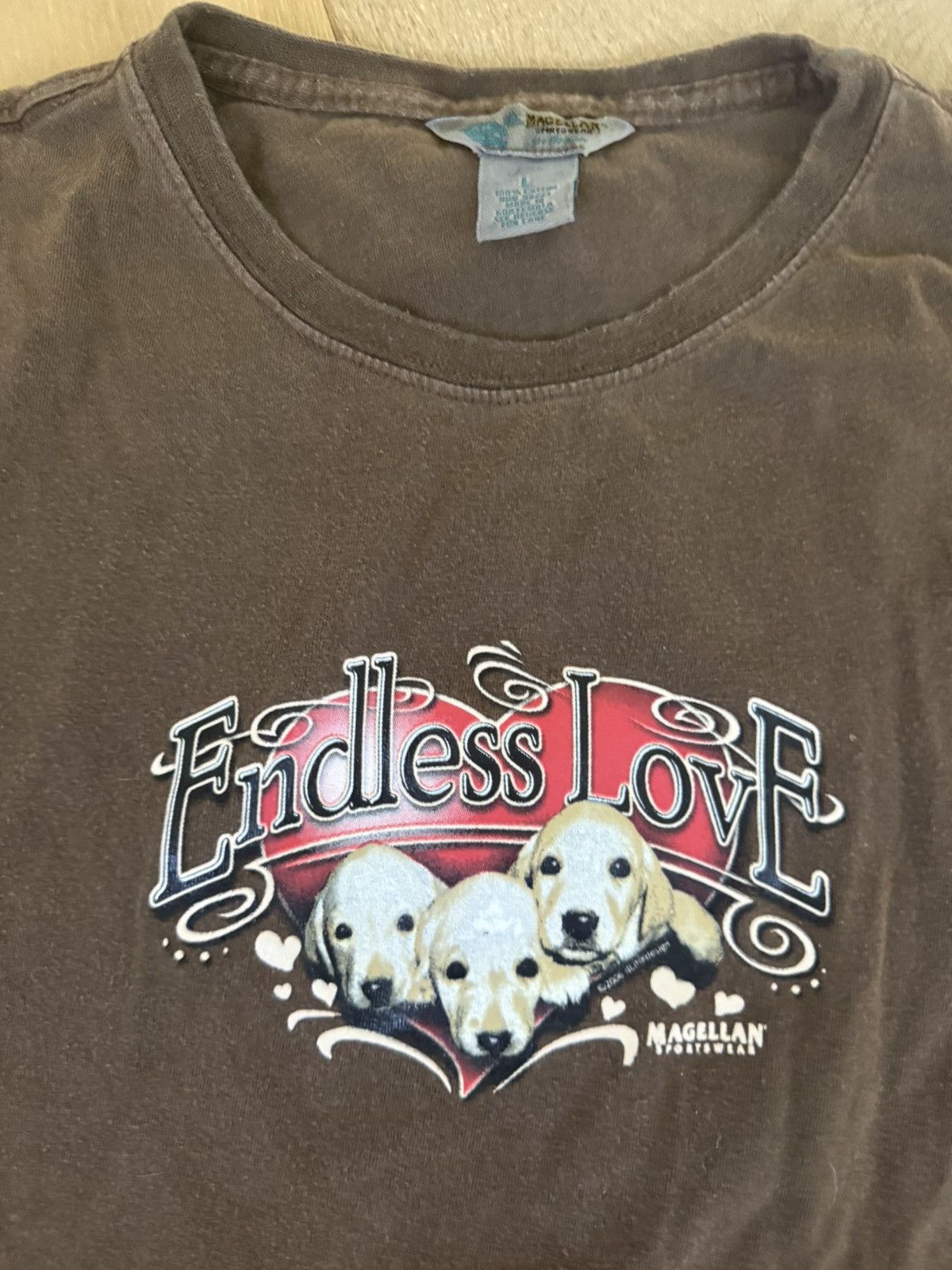 Other 2006 Magellan Endless Love Puppy Tee Size L / US 10 / IT 46 - 2 Thumbnail
