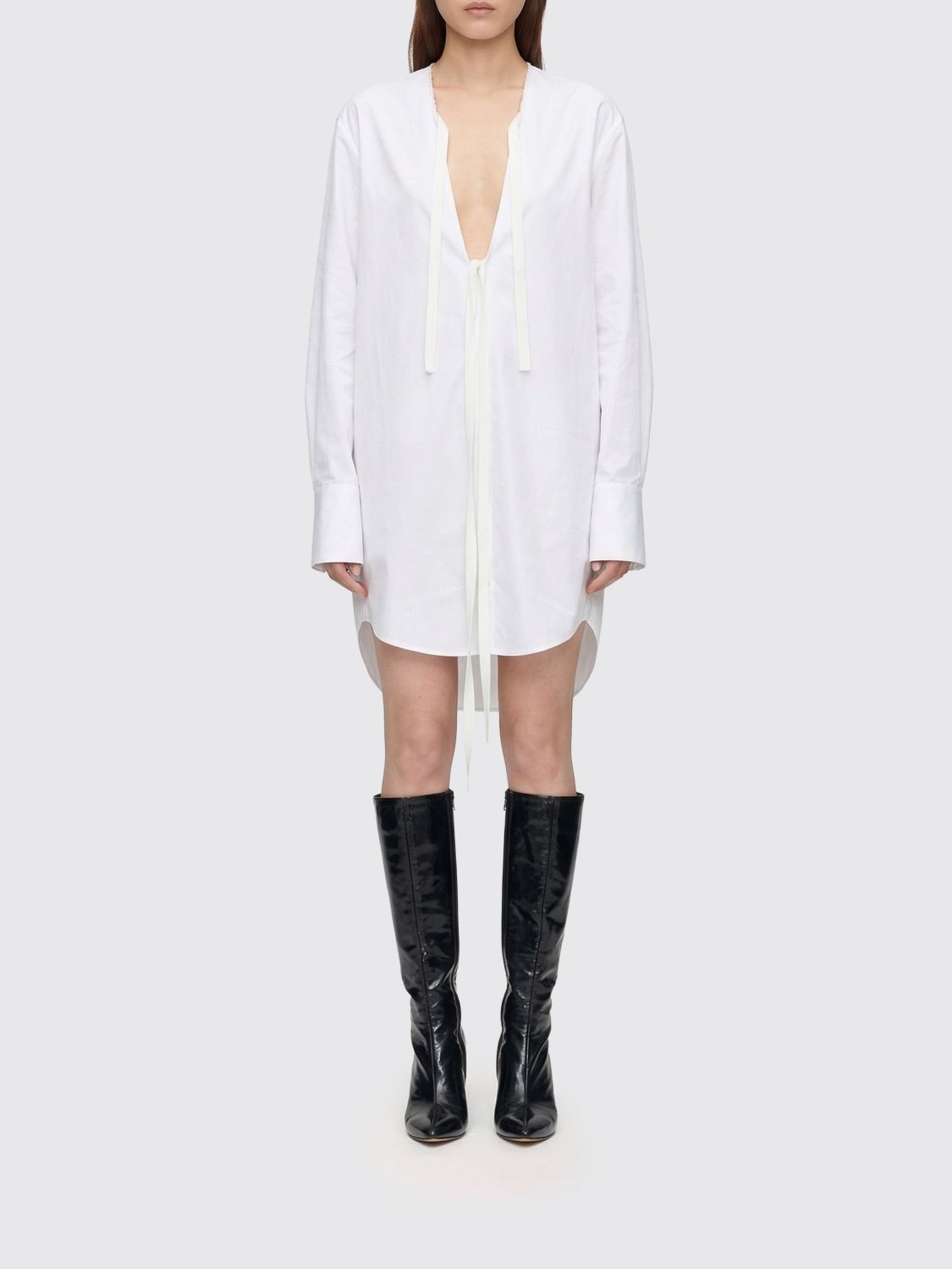Maison Margiela Maison Margiela Dress Woman White Size S / US 4 / IT 40 - 1 Thumbnail